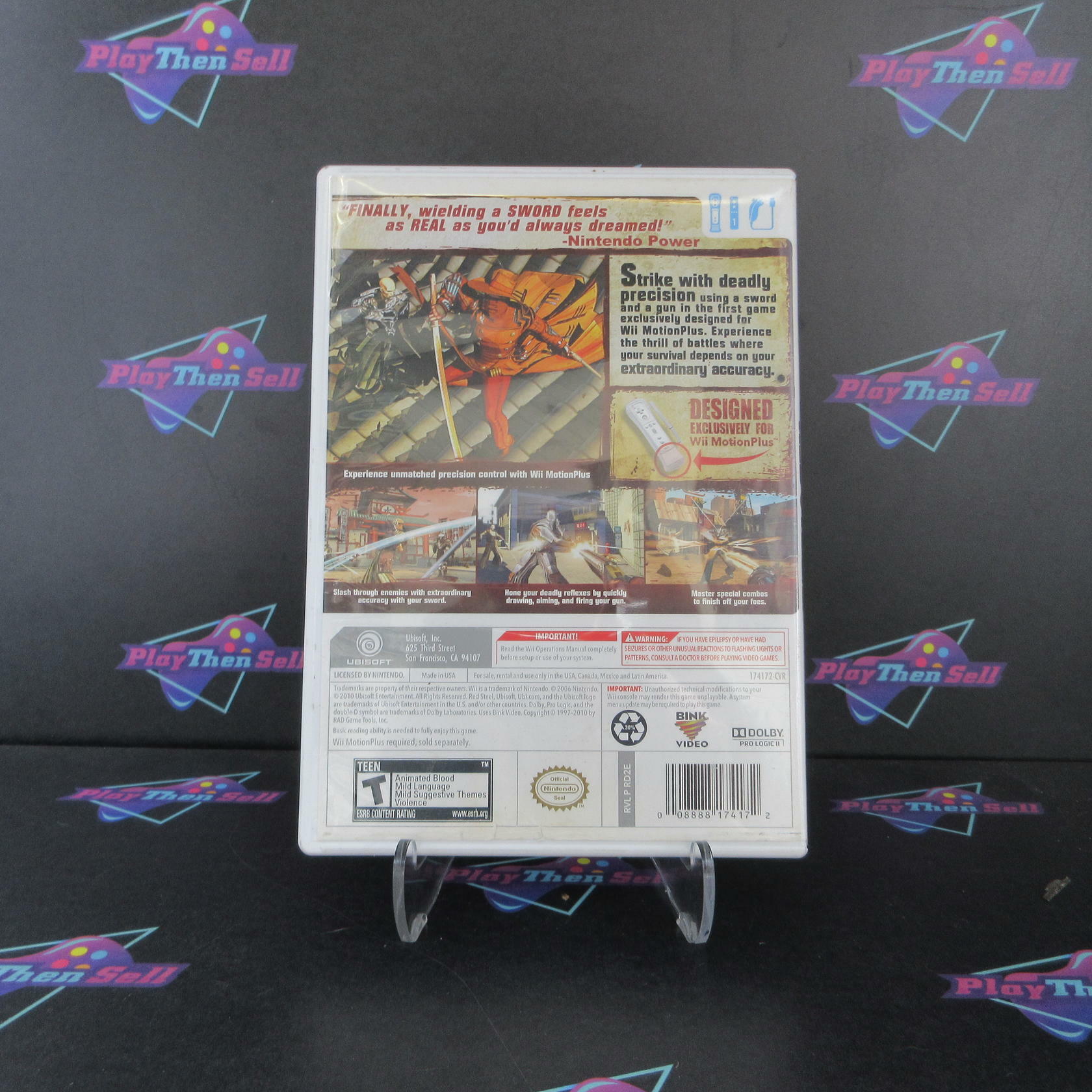 Red Steel 2 Nintendo Wii AD Complete CIB - Very Good