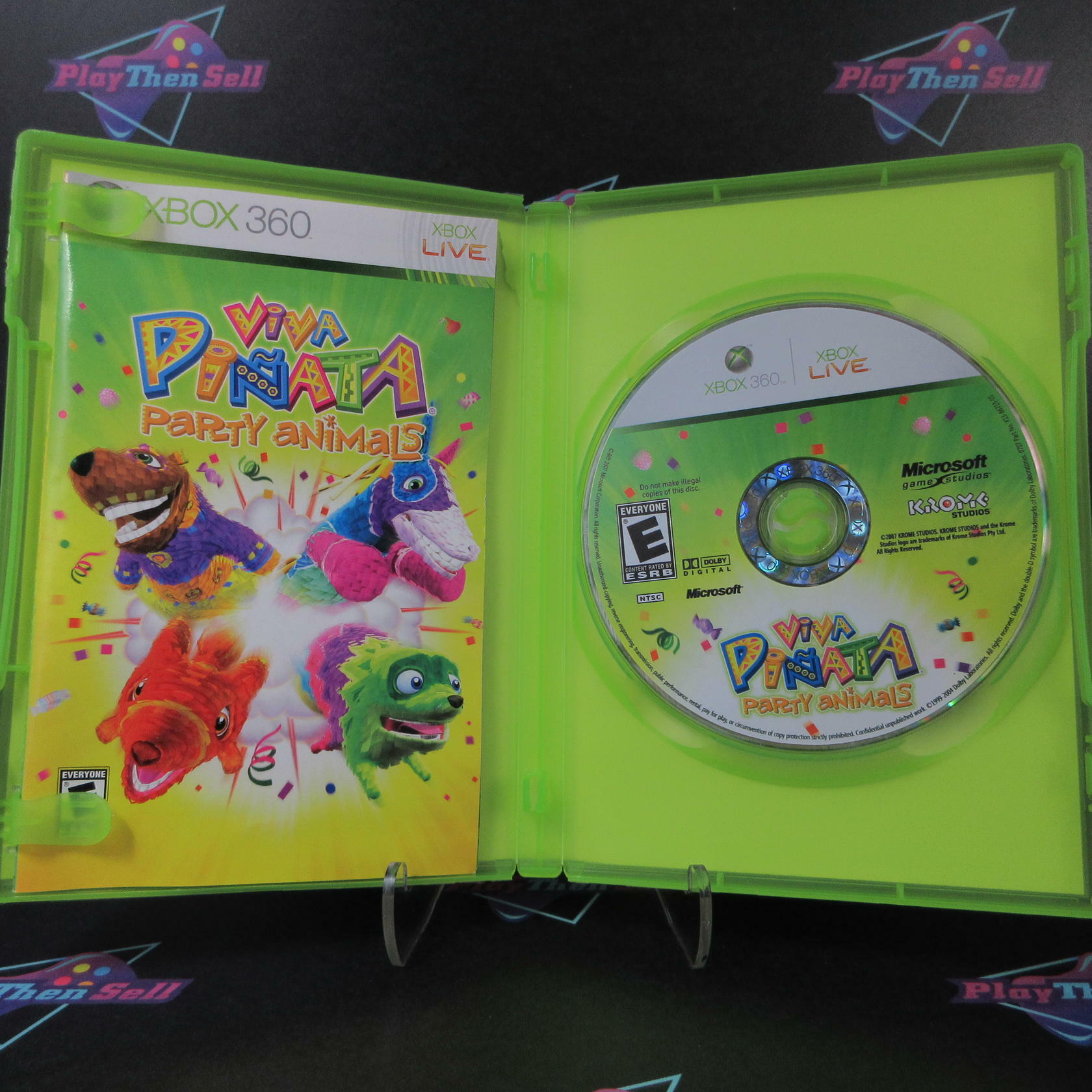 Viva Piñata Party Animals Xbox 360 AD Complete CIB - Very Good