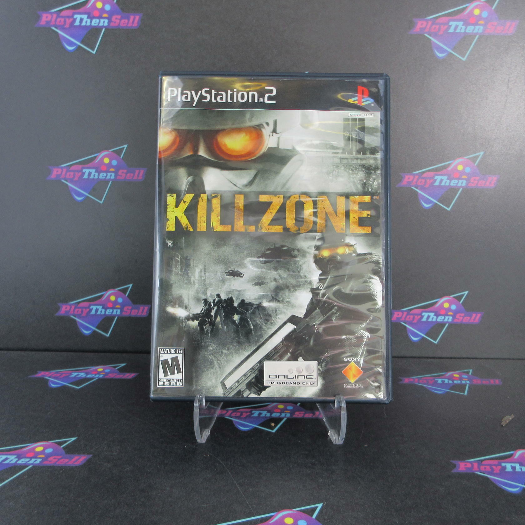 Killzone PS2 PlayStation 2 AD + Reg Card Complete CIB - Very Good