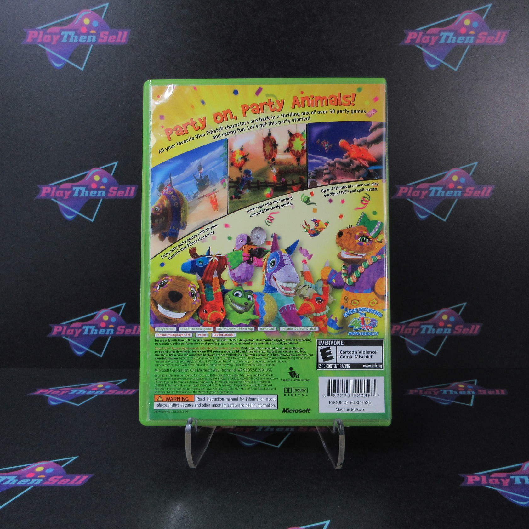 Viva Piñata Party Animals Xbox 360 AD Complete CIB - Very Good
