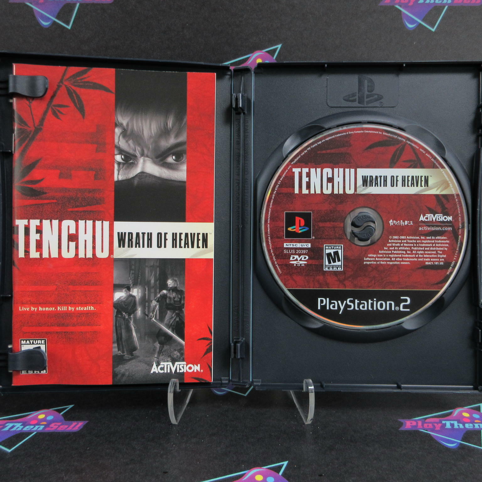 Tenchu Wrath of Heaven PS2 PlayStation 2 + Reg Card - Like New