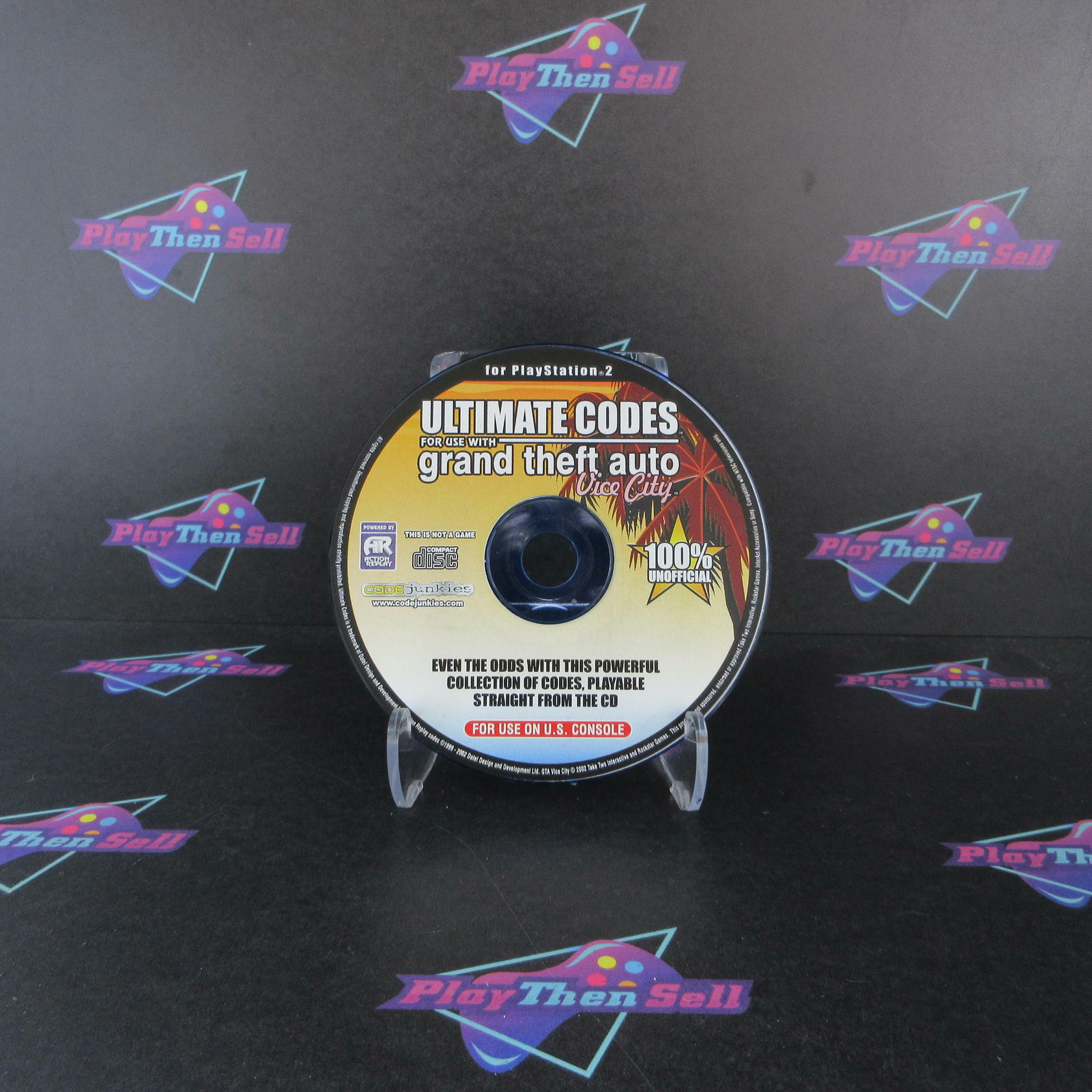 Ultimate Codes Grand Theft Auto Vice City PS2 PlayStation 2 Disc Only - Very Good