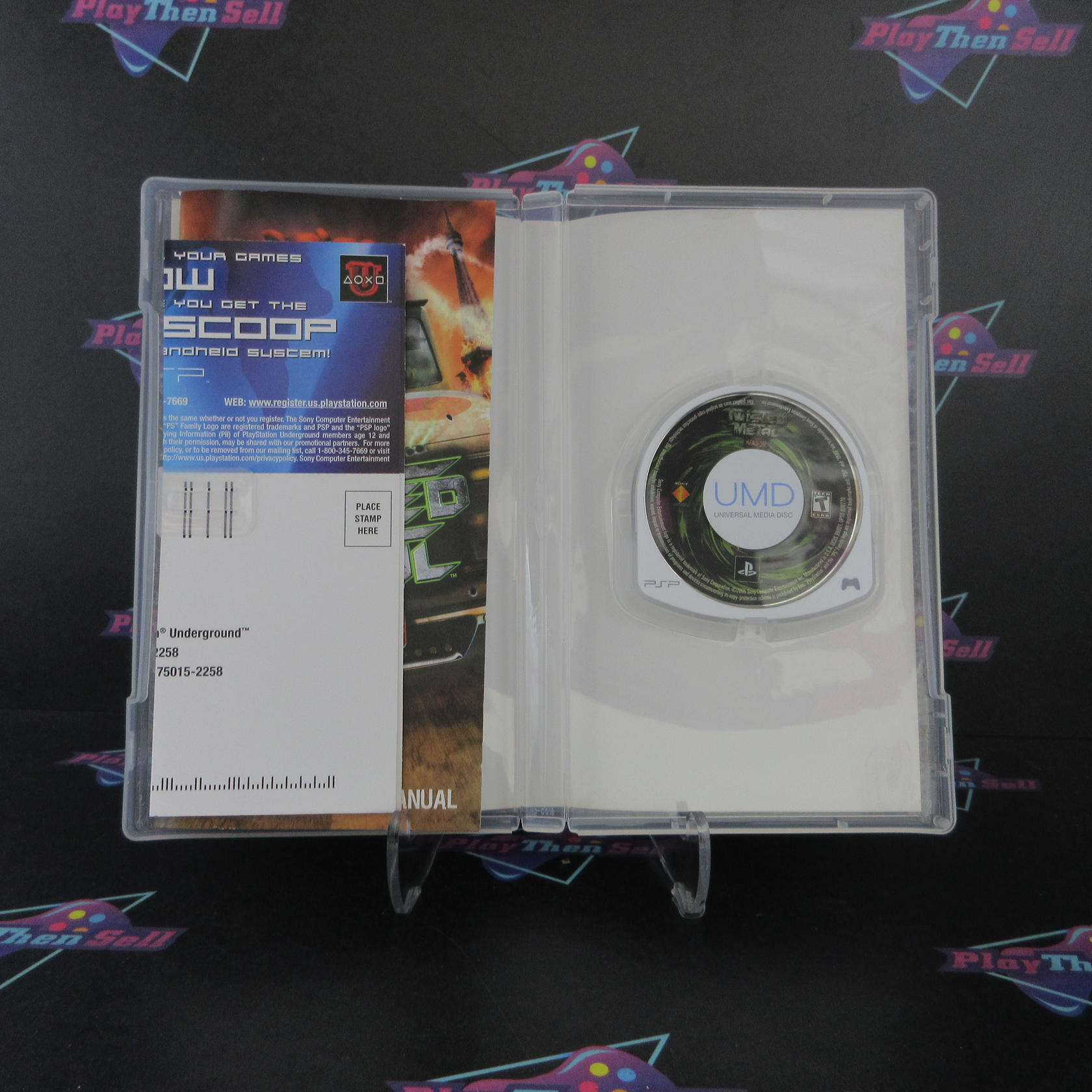 Twisted Metal Head-On  Sony PSP + Reg Card - Like New