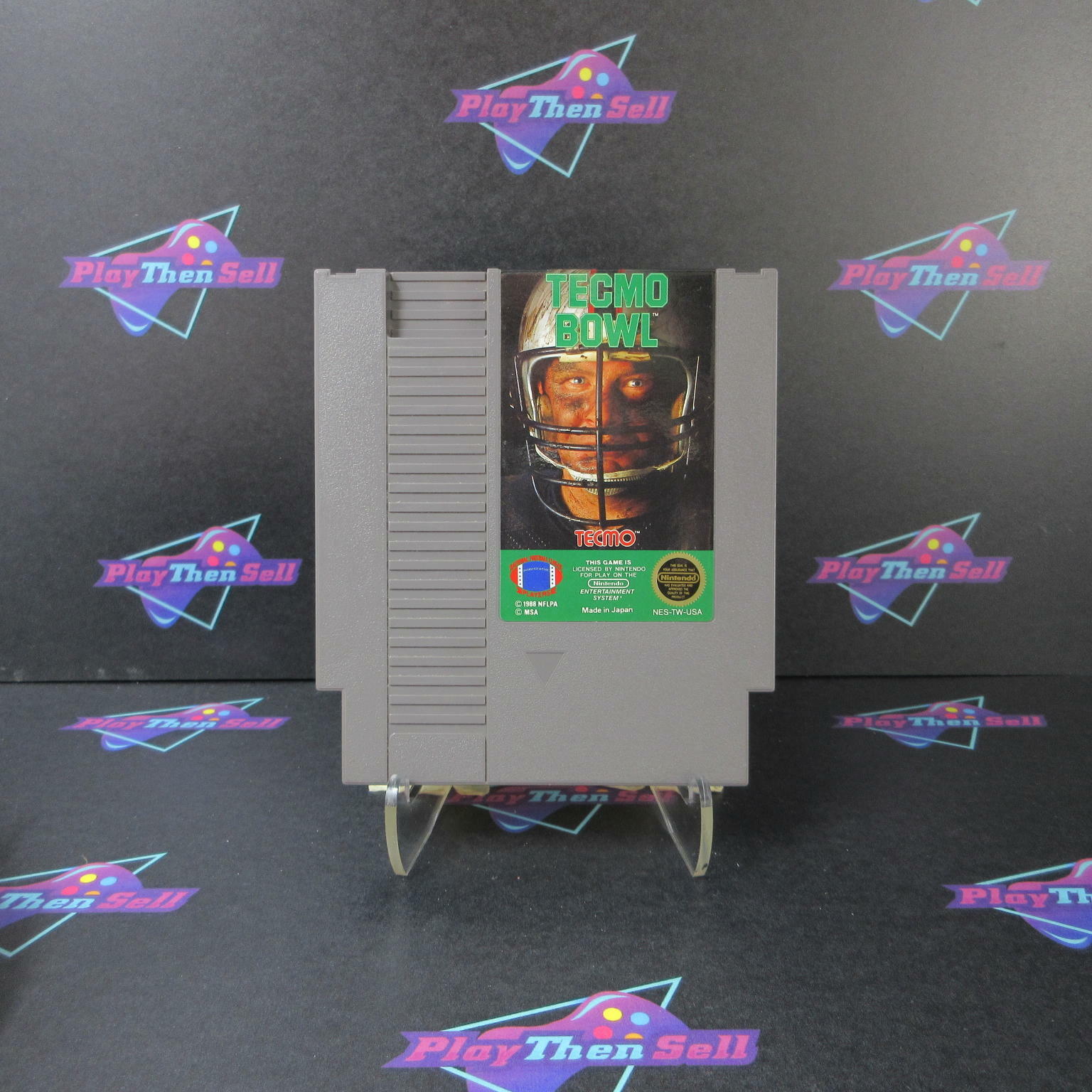 Tecmo Bowl Nintendo NES Cartridge Only - Authentic / Tested - Very Good