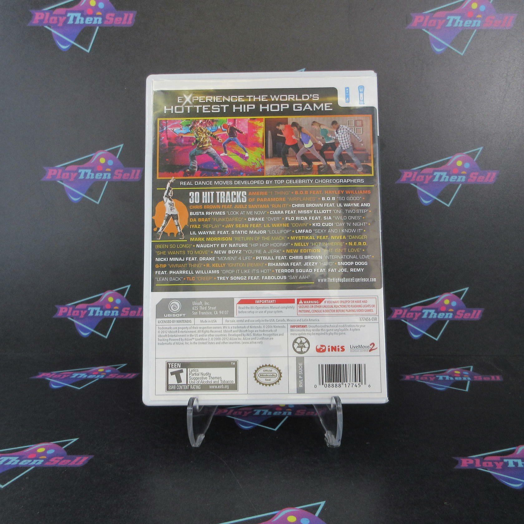 The Hip Hop Dance Experience Nintendo Wii - Very Good