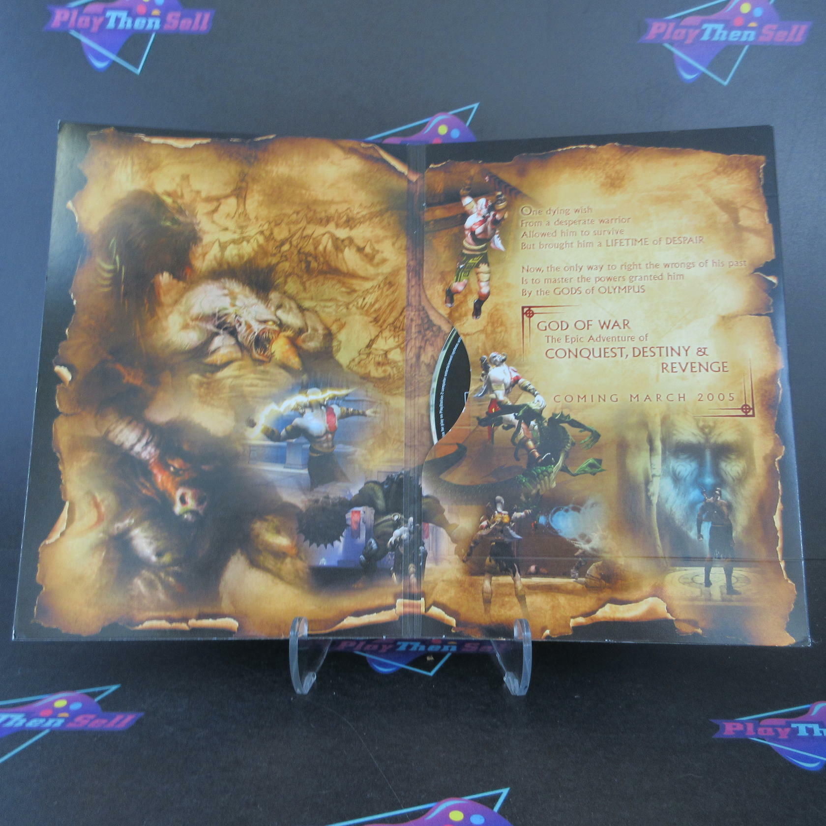 God of War The Hydra Battle Demo Disc PS2 PlayStation 2 - Like New