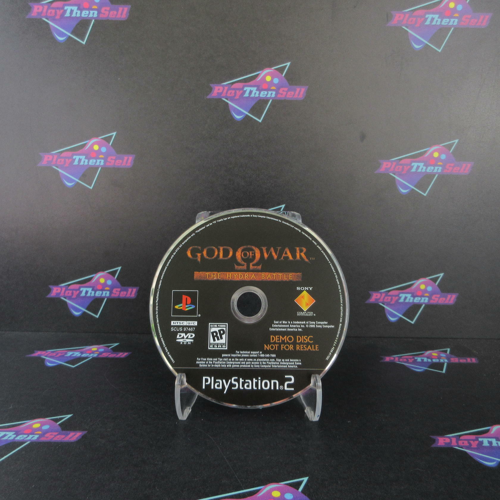 God of War The Hydra Battle Demo Disc PS2 PlayStation 2 - Like New
