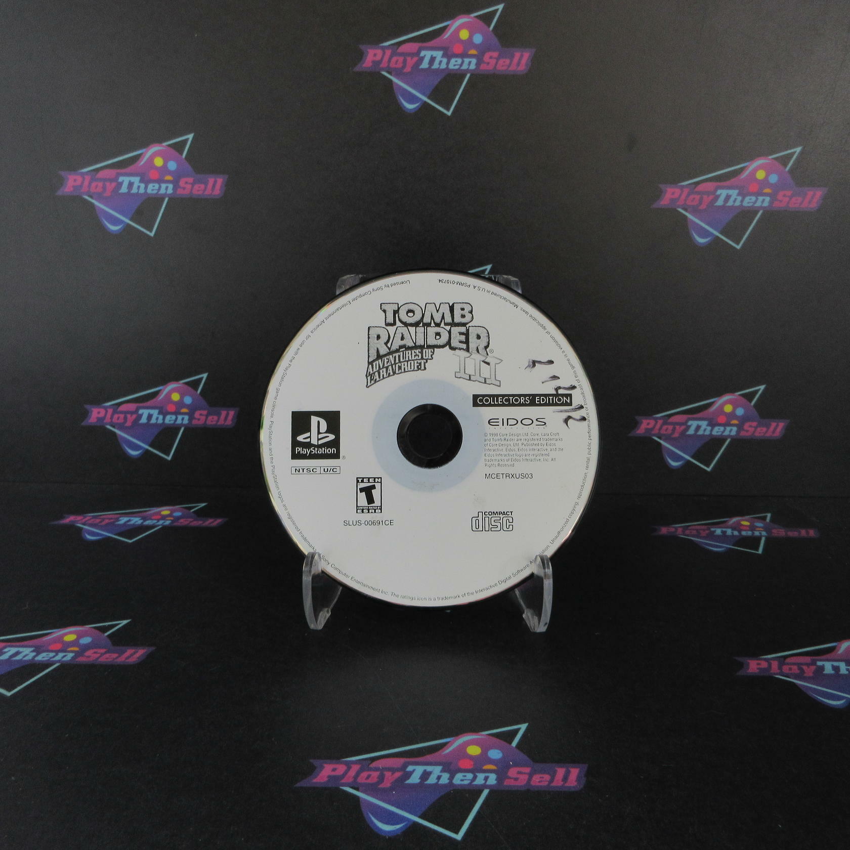 Tomb Raider III Adventures of Lara Croft Collector's Edition PS1 Disc Only DD - Very Good