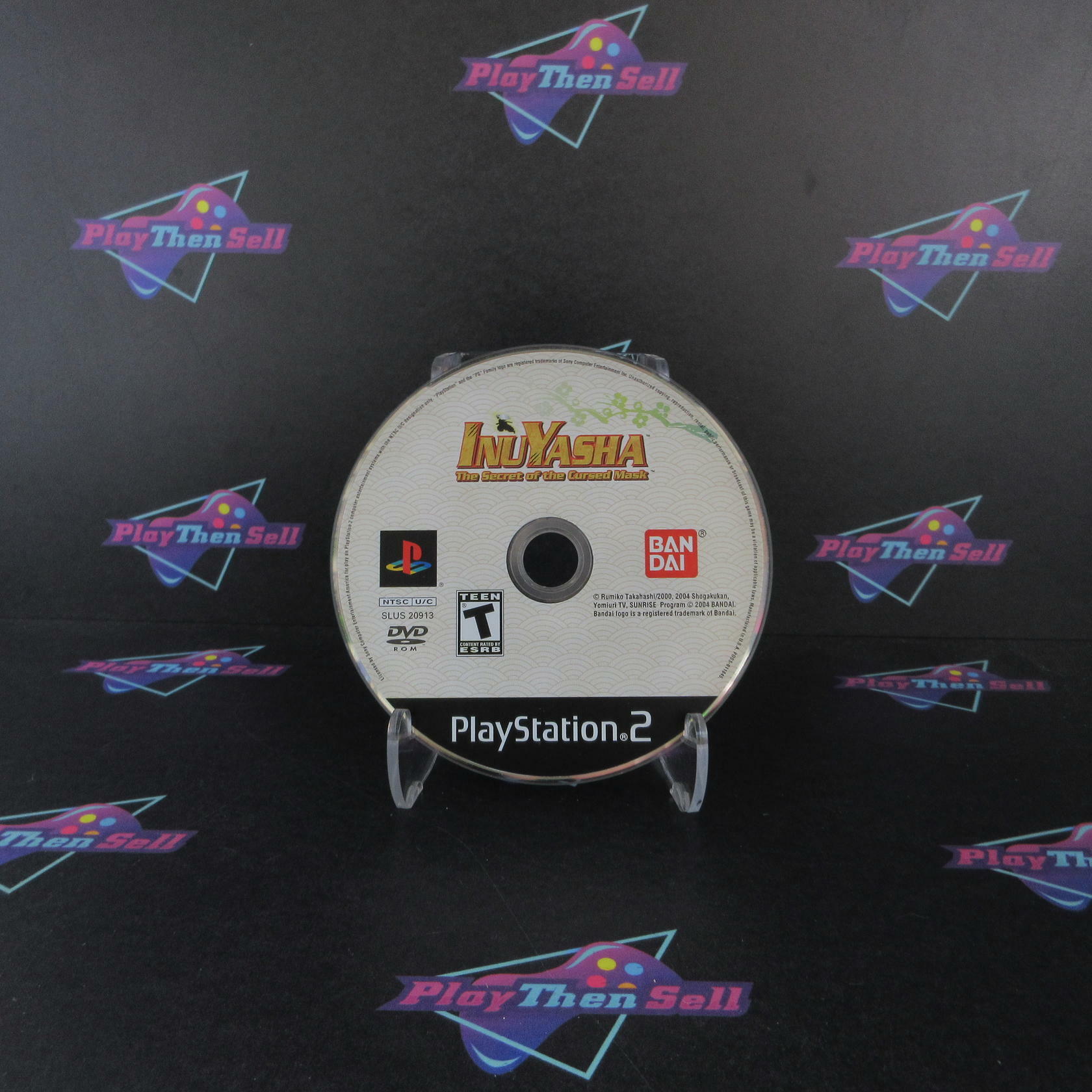 Inuyasha The Secret of the Cursed Mask PS2 PlayStation 2 Disc Only - Very Good