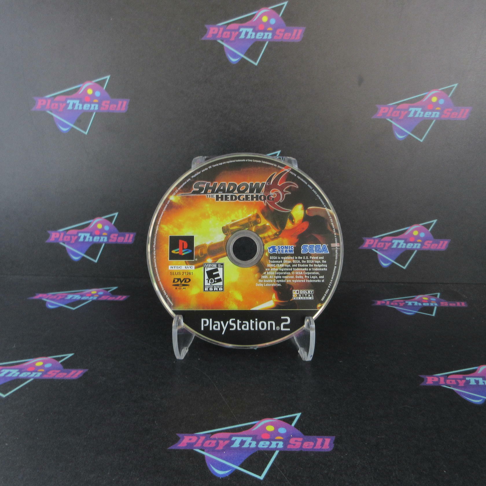 Shadow The Hedgehog PS2 PlayStation 2 Disc Only - Very Good