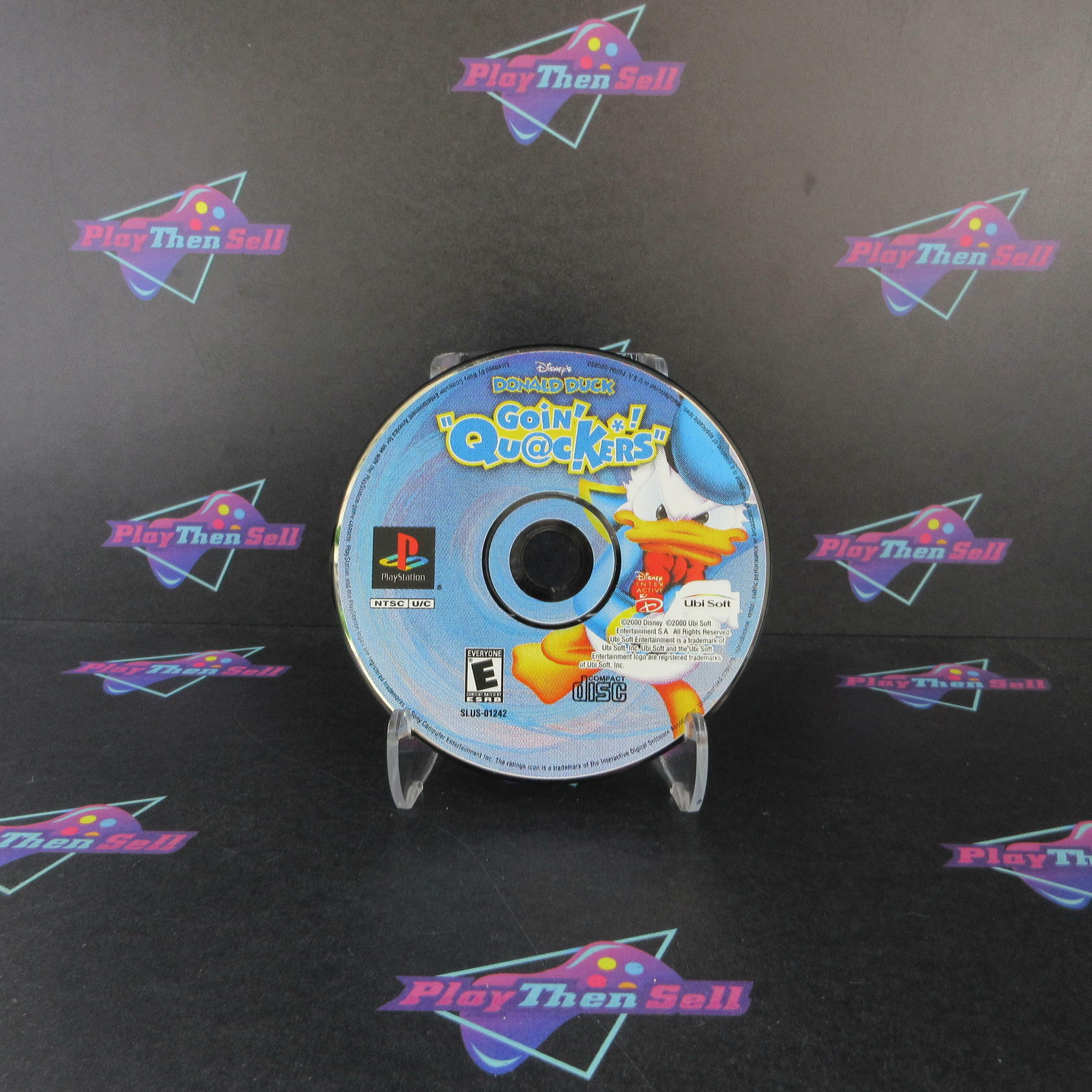 Donald Duck Goin' Quackers PS1 PlayStation 1 Disc Only - Very Good