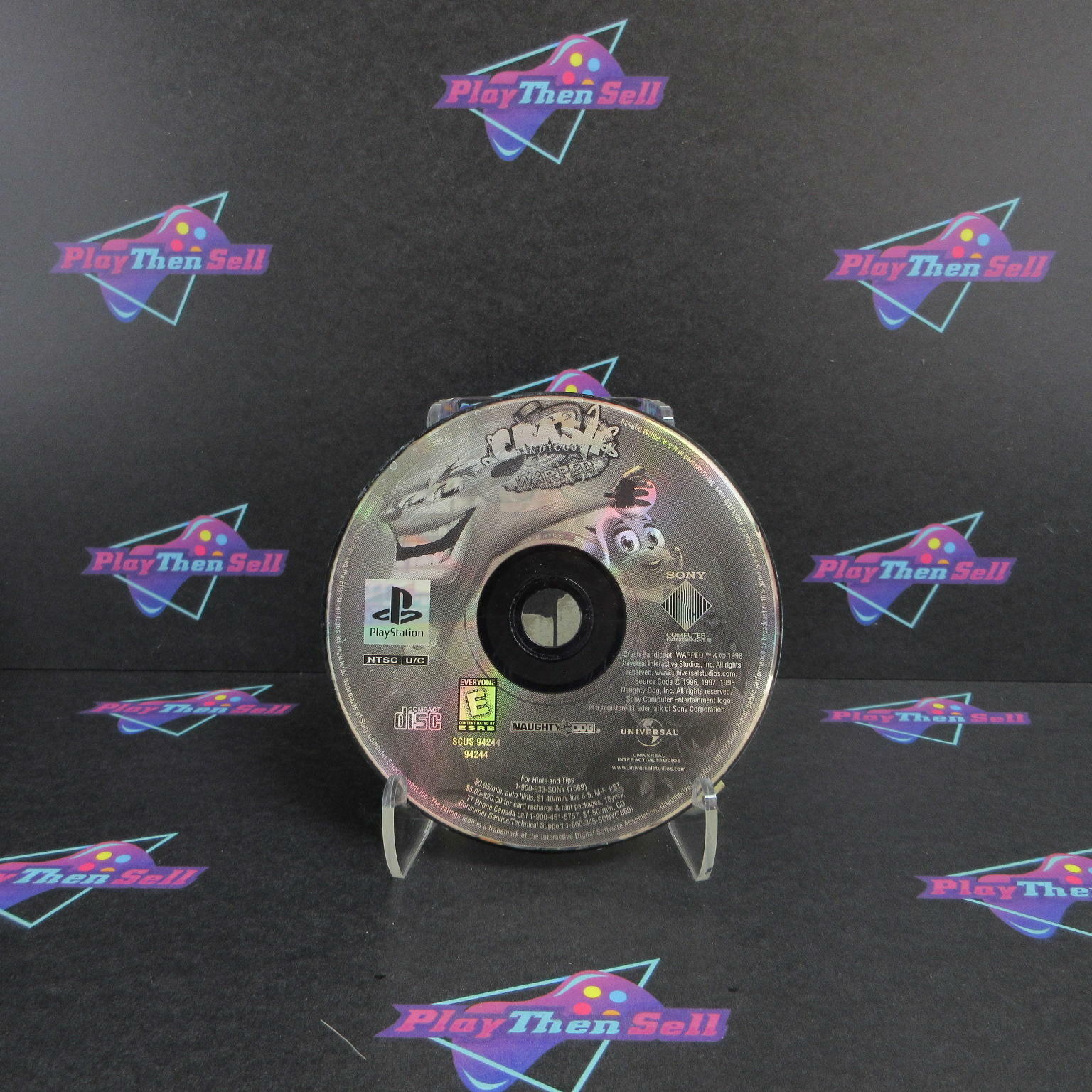 Crash Bandicoot 3: Warped GH PS1 PlayStation 1 Disc Only - Very Good