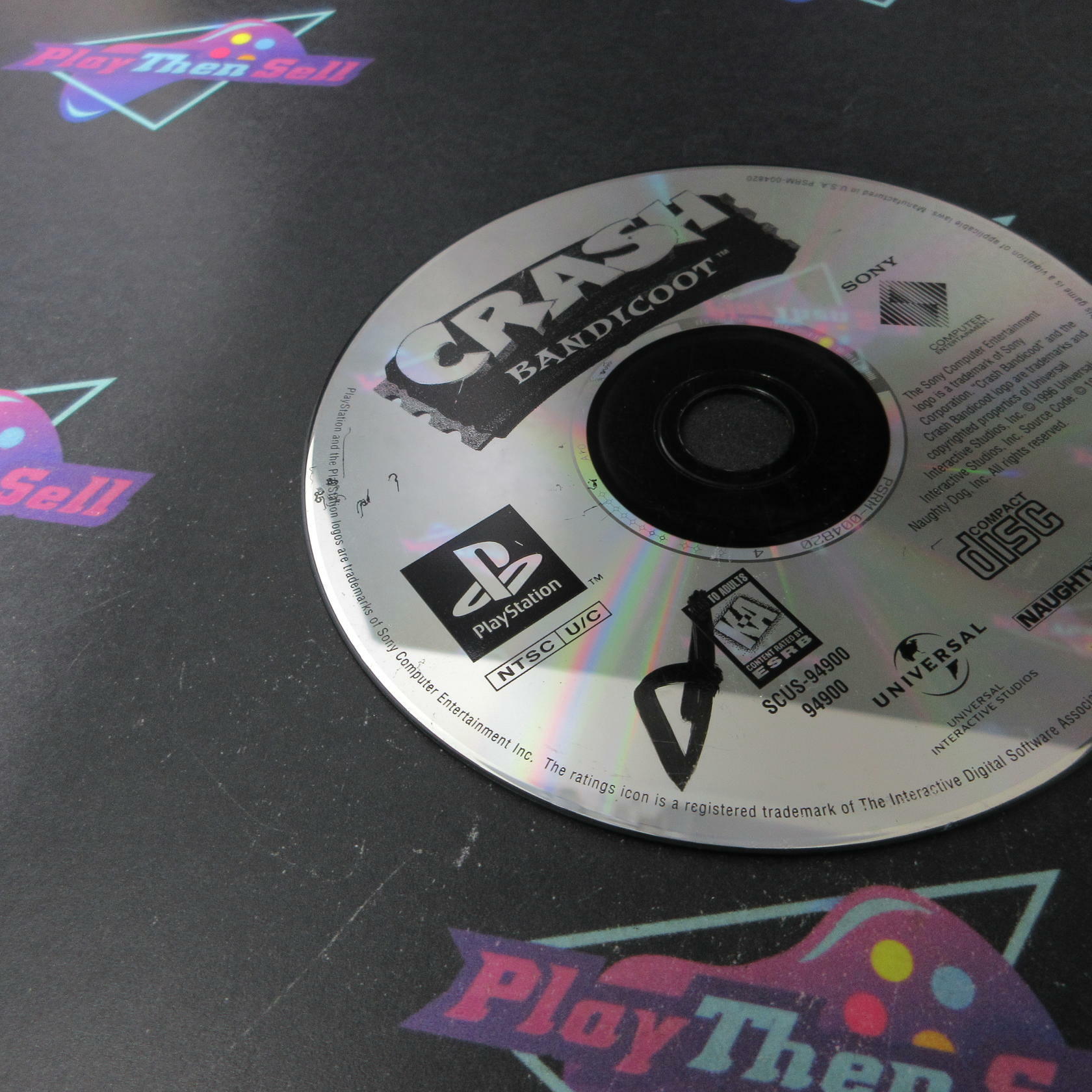 Crash Bandicoot Greatest Hits PS1 PlayStation 1 Disc Only DD - Very Good
