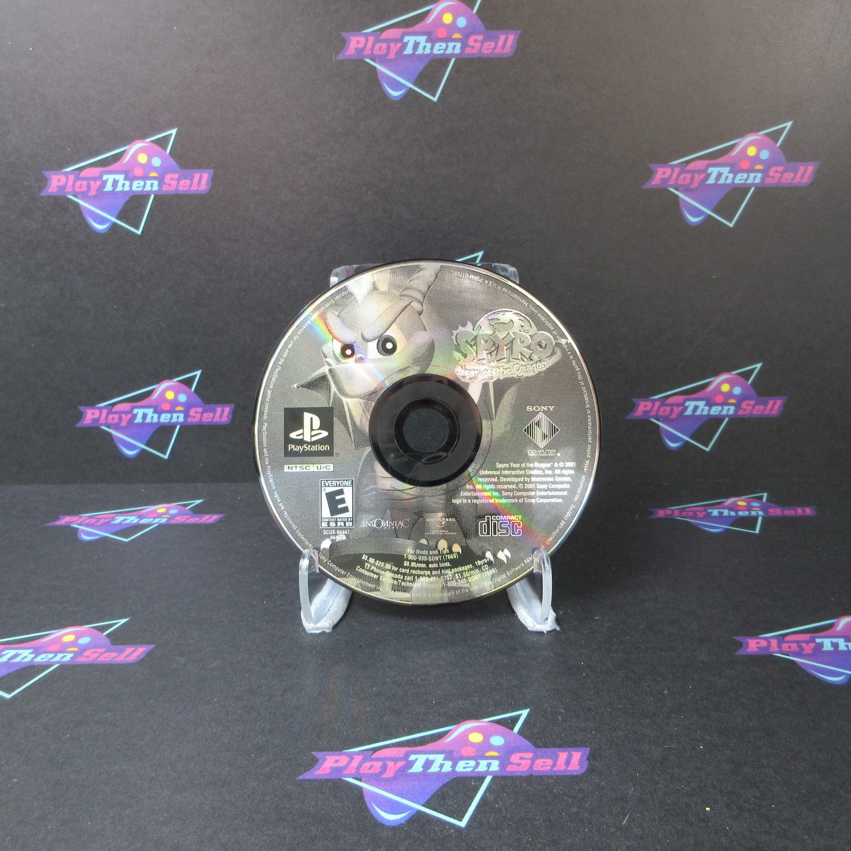 Spyro Year of the Dragon GH PS1 PlayStation 1 Disc Only - Very Good