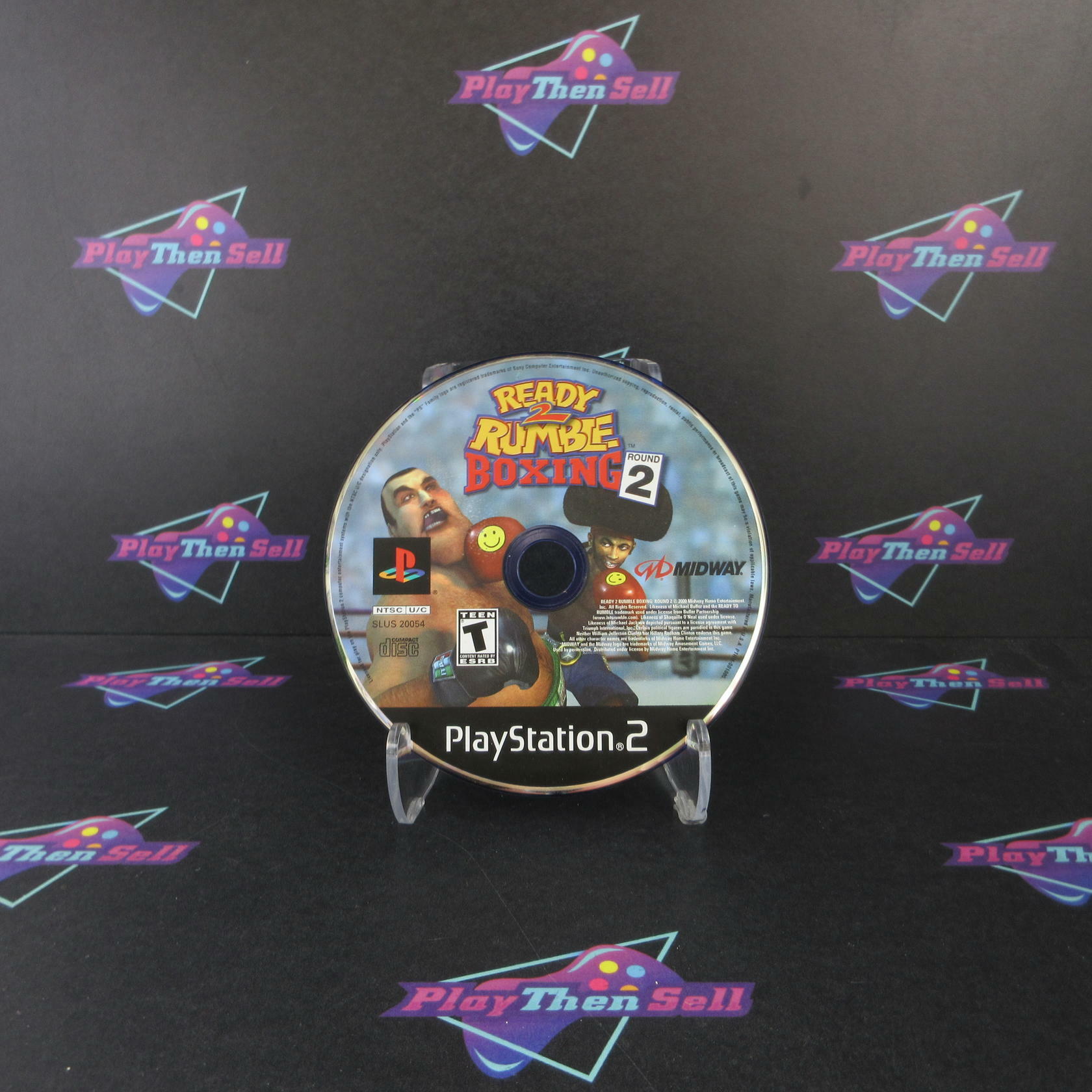 Ready to Rumble Boxing Round 2 PS2 PlayStation 2 Disc Only - Very Good