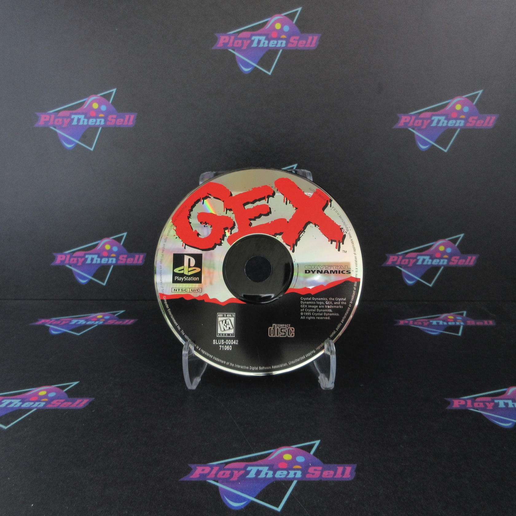 Gex PS1 PlayStation 1 Disc Only - Very Good