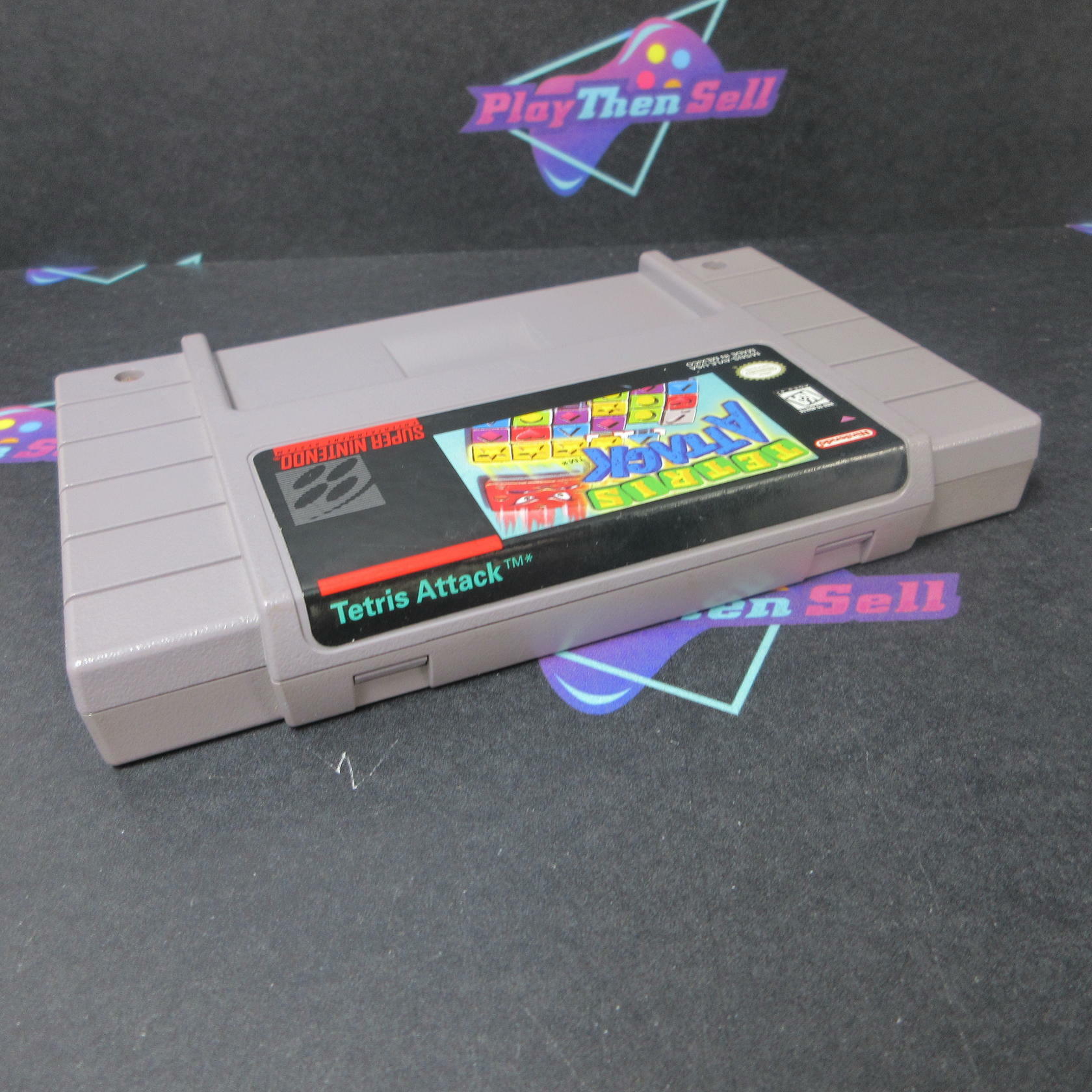 Tetris Attack Nintendo SNES Cartridge Only Authentic / Tested - Very Good