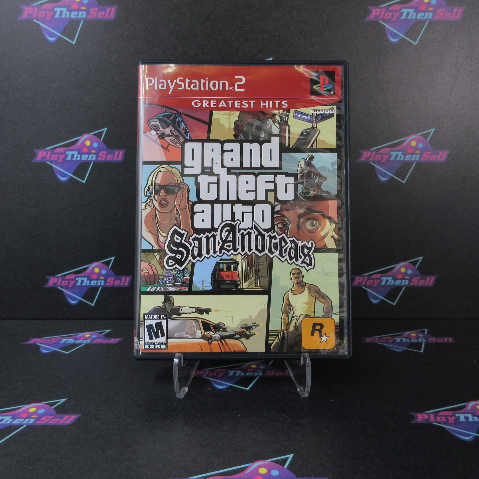 Grand Theft Auto San Andreas GH PS2 PlayStation 2 AD Complete CIB - Very Good