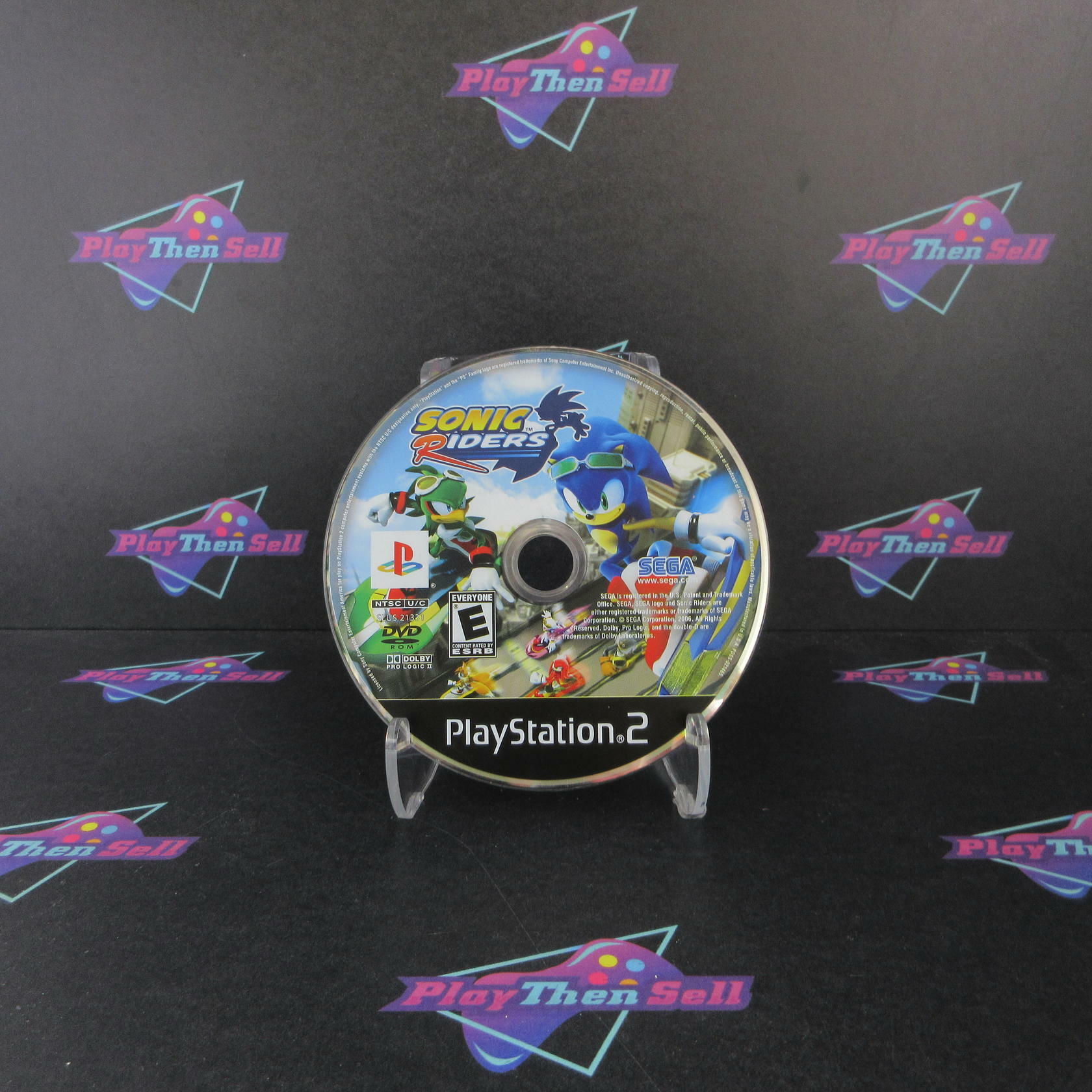 Sonic Riders PS2 PlayStation 2 Disc Only - Very Good