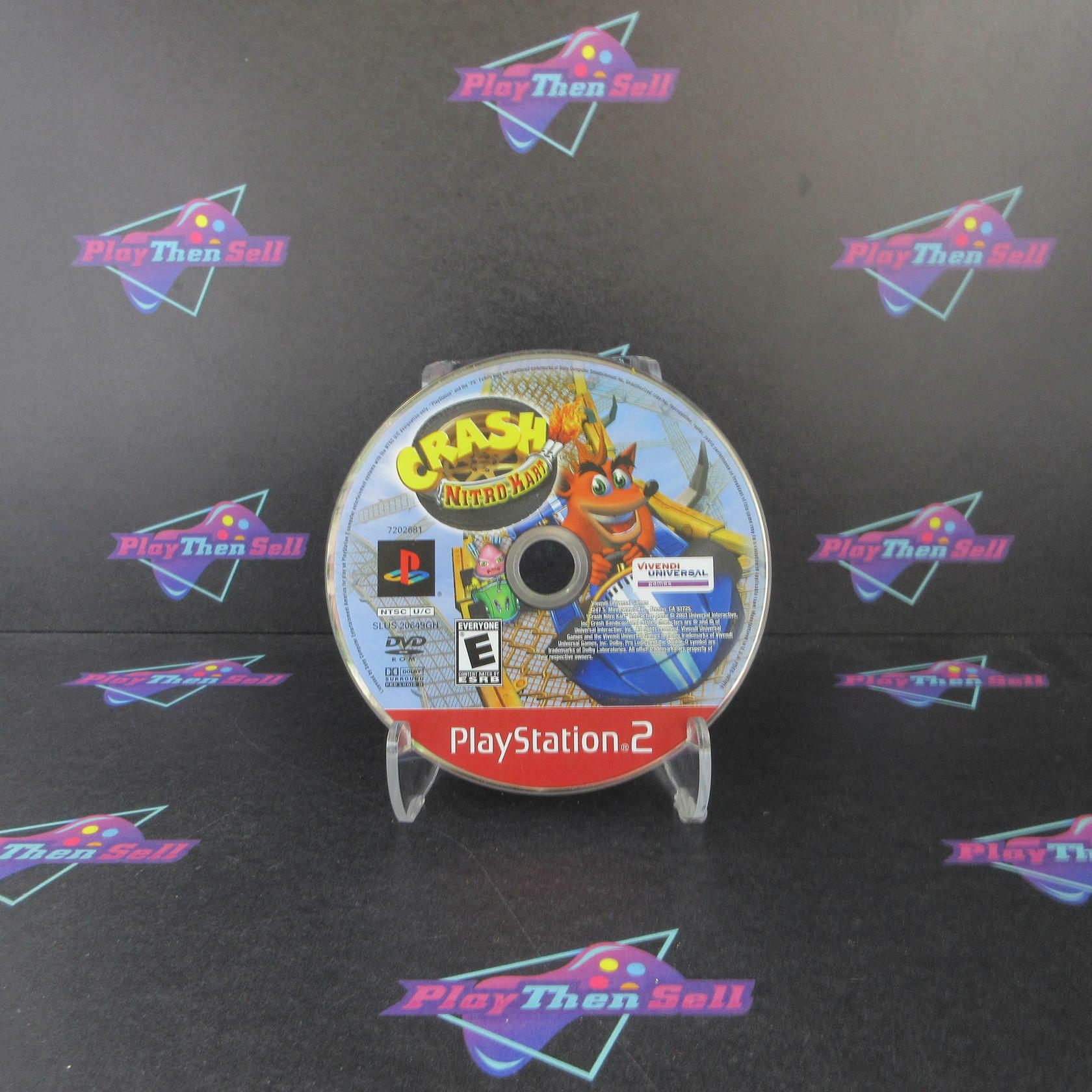 Crash Nitro Kart PS2 PlayStation 2 GH Disc Only - Very Good