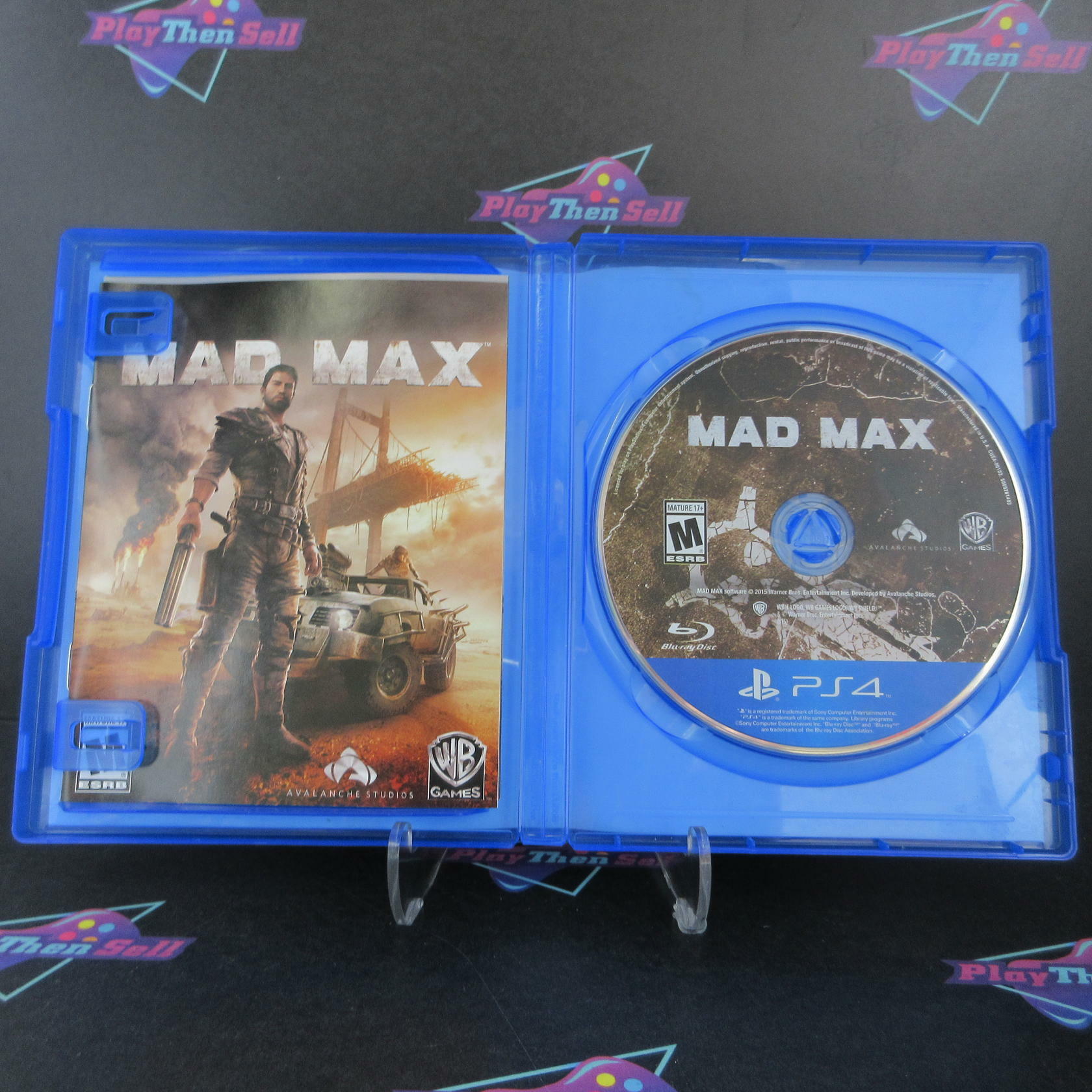 Mad Max PS4 PlayStation 4 AD Complete CIB - Very Good