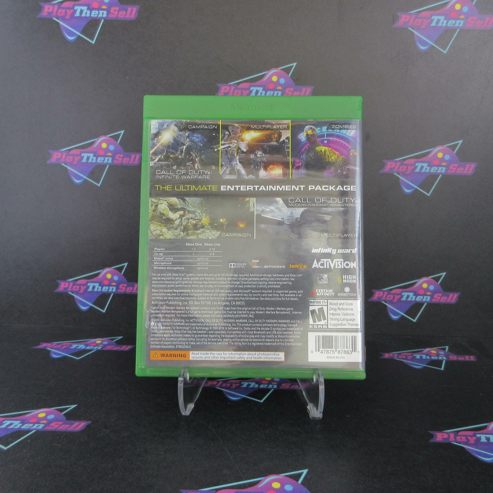 Call of Duty Infinite Warfare Legacy Edition Xbox One AD - Very Good