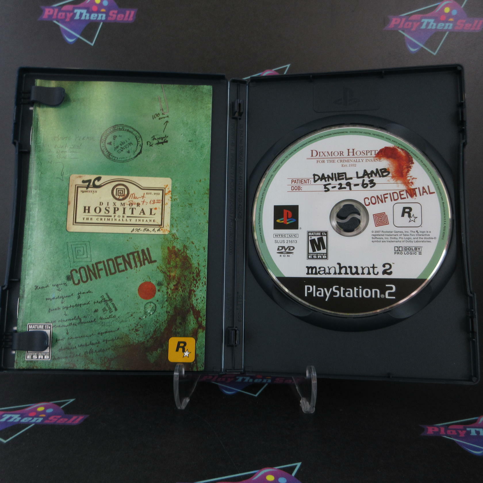 Manhunt 2 PS2 PlayStation 2 - Like New