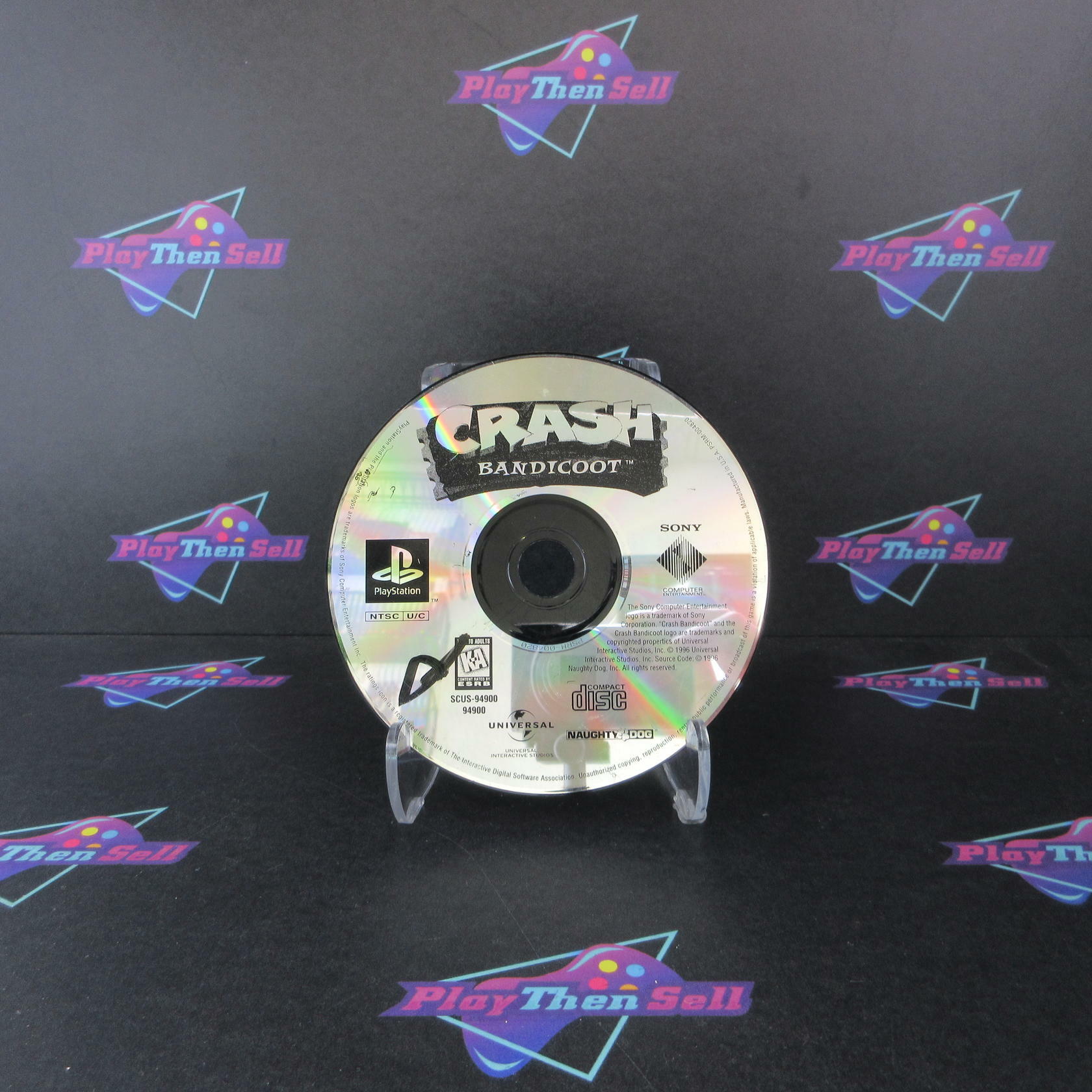 Crash Bandicoot Greatest Hits PS1 PlayStation 1 Disc Only DD - Very Good
