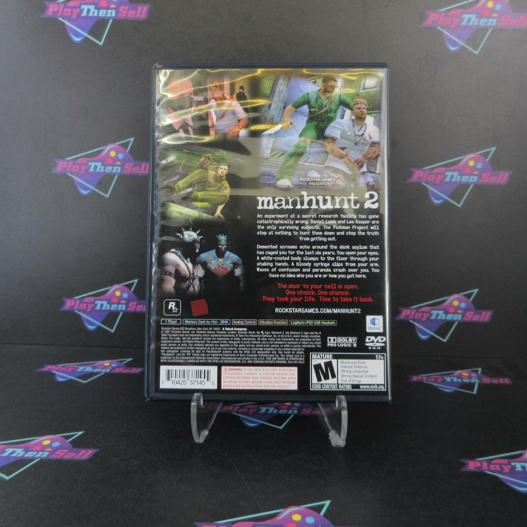 Manhunt 2 PS2 PlayStation 2 - Like New