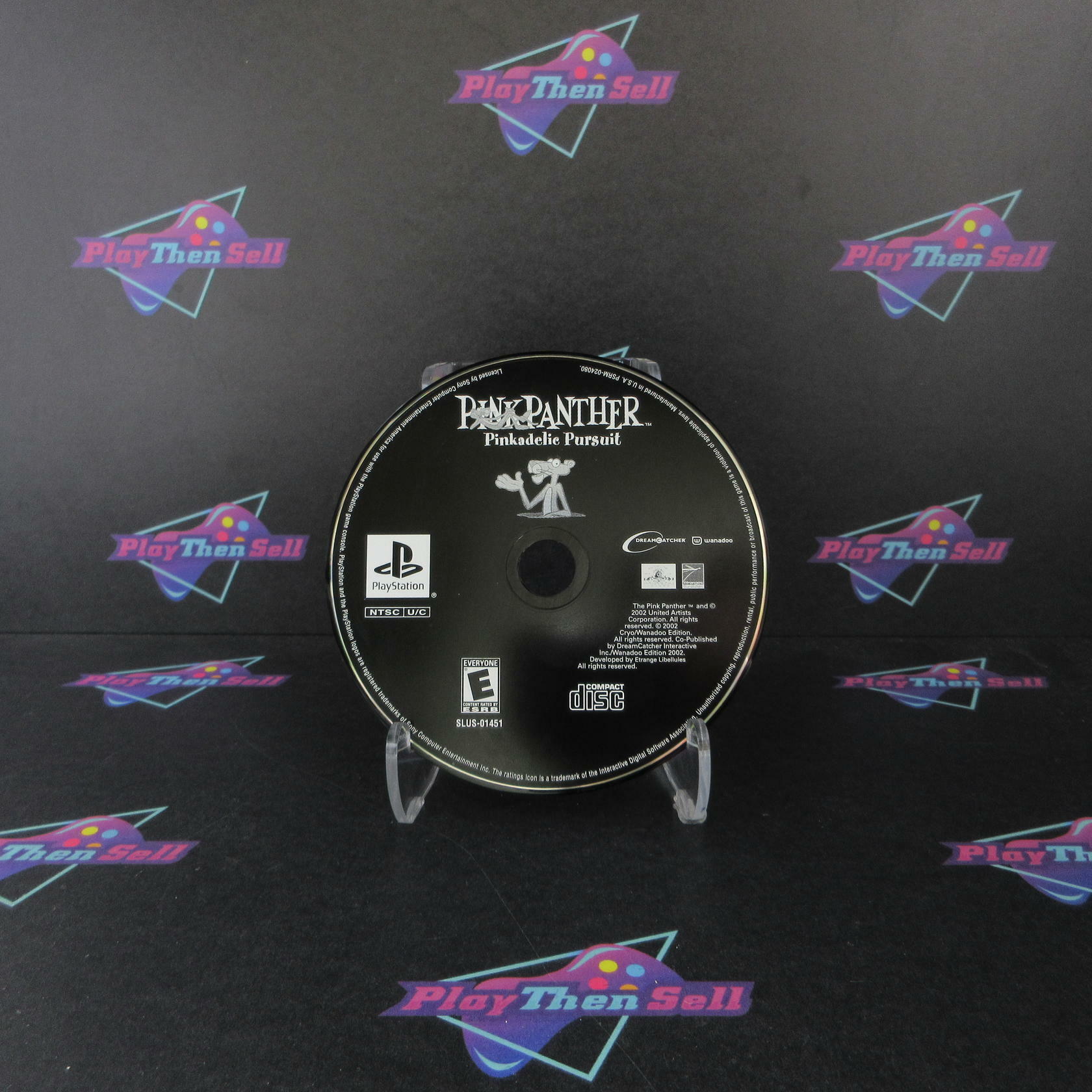 Pink Panther Pinkadelic Pursuit PS1 PlayStation 1 Disc Only - Very Good