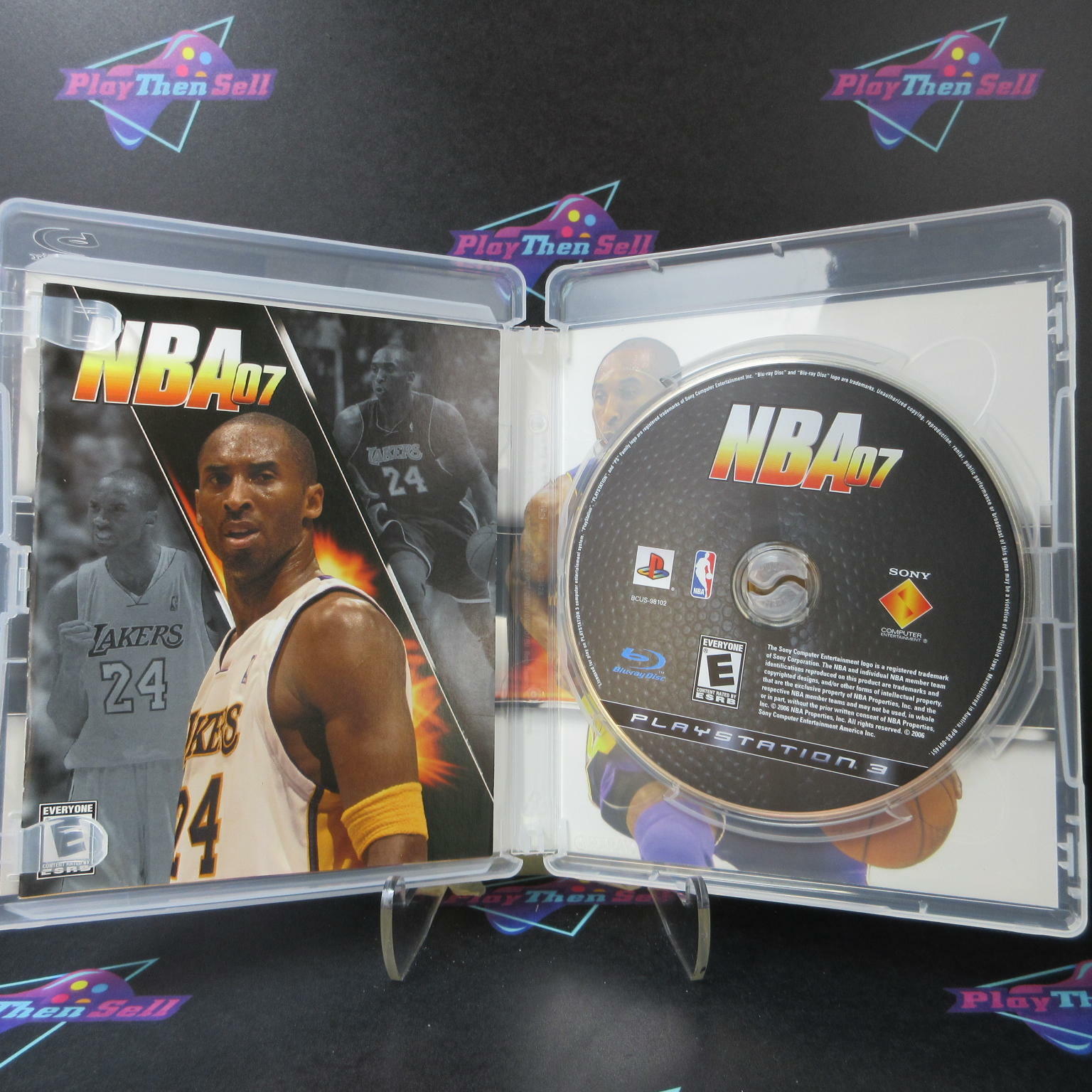 NBA 07 Kobe Bryant PS3 PlayStation 3 + Reg Card - Like New