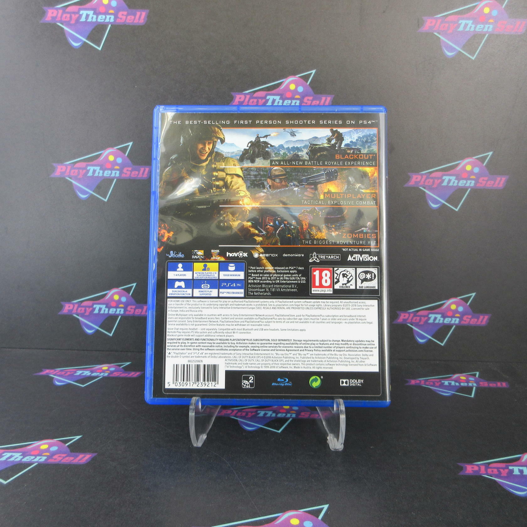 Call of Duty Black Ops 4 PS4 PlayStation 4 PAL - Like New