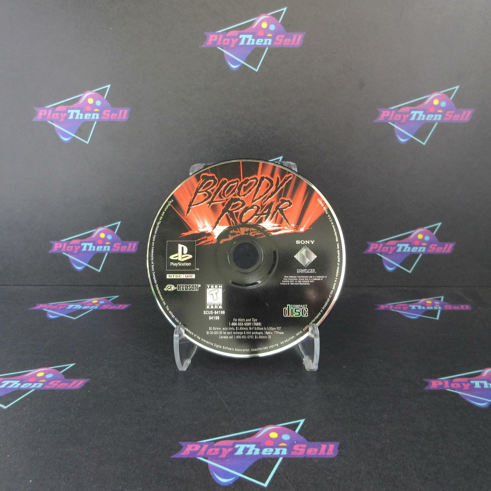 Bloody Roar PS1 PlayStation 1 Disc Only - Very Good