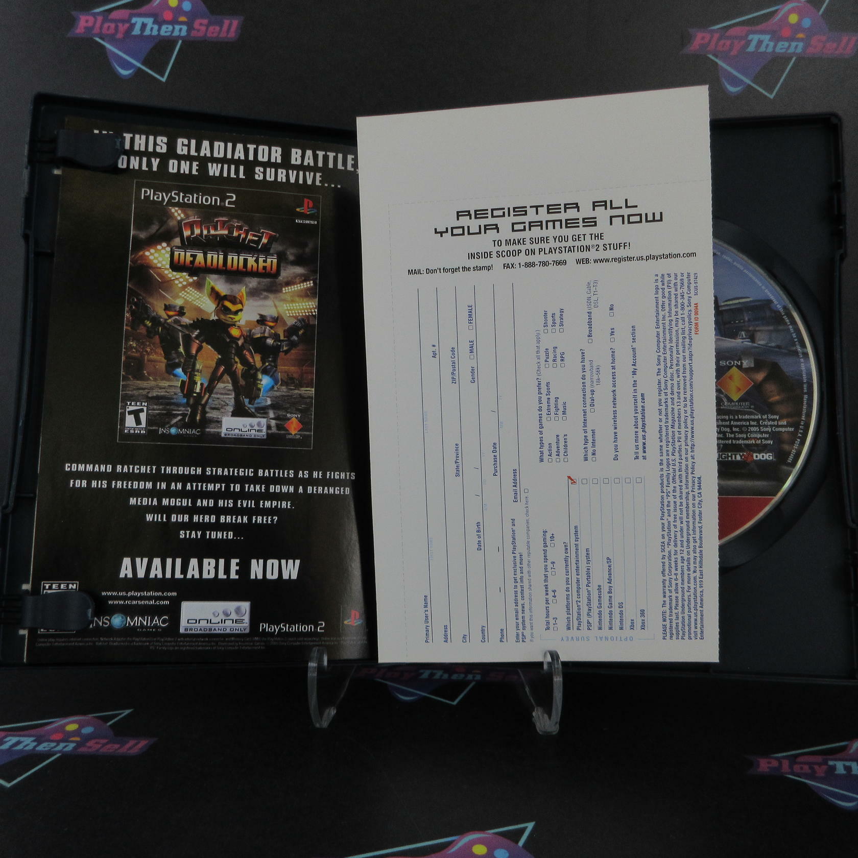 Jak X Combat Racing PS2 PlayStation 2 GH + Reg Card - Like New