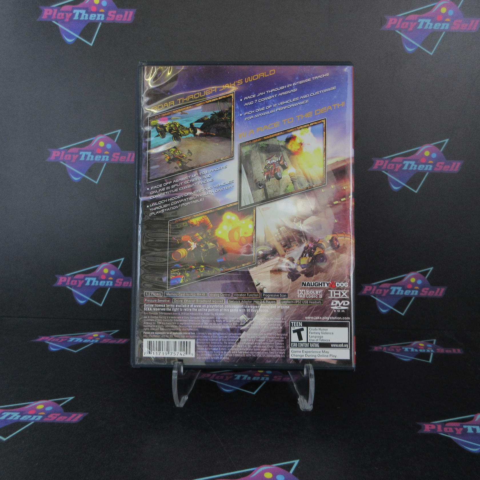 Jak X Combat Racing PS2 PlayStation 2 GH + Reg Card - Like New