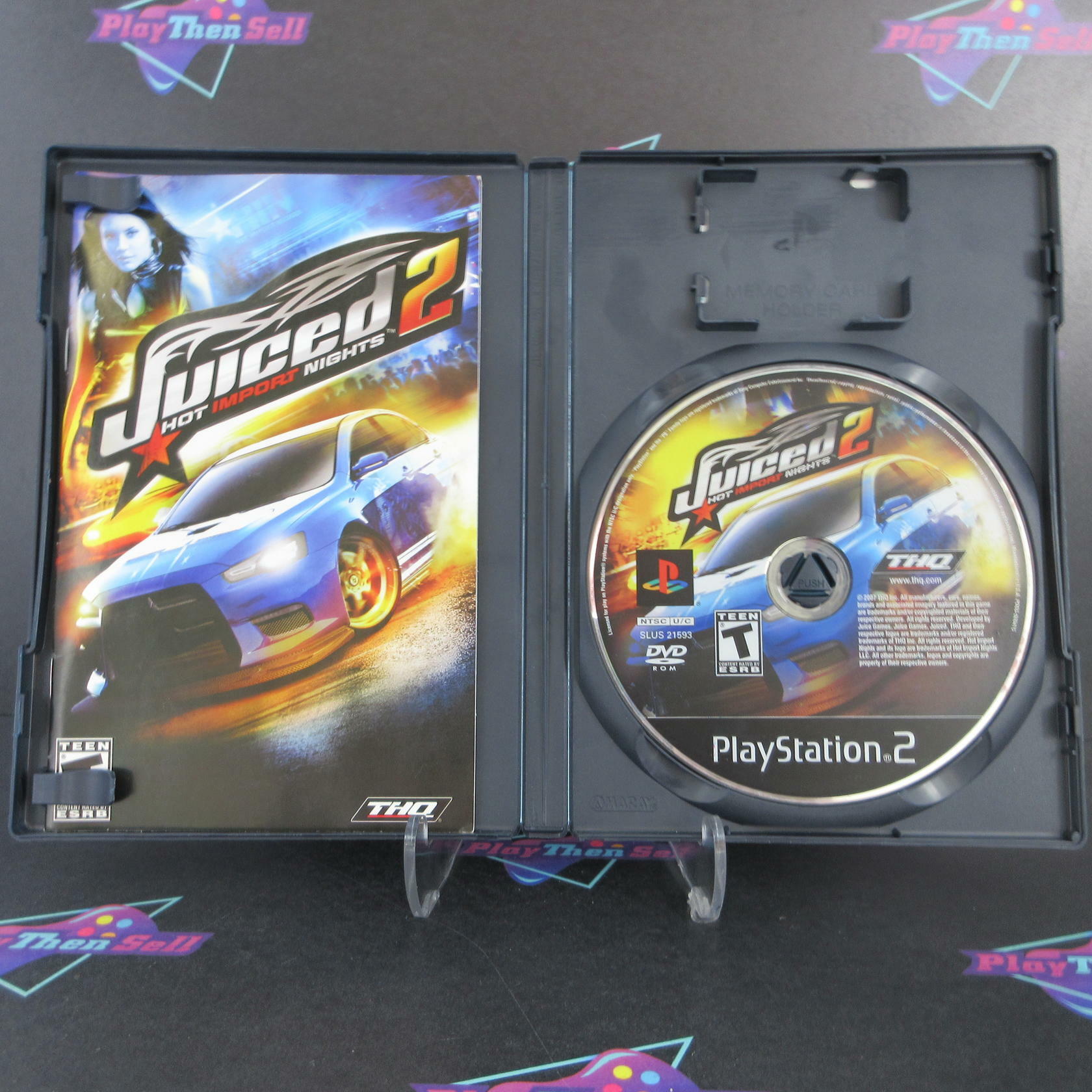 Juiced 2 Hot Import Nights PS2 PlayStation 2 AD Complete CIB - Very Good