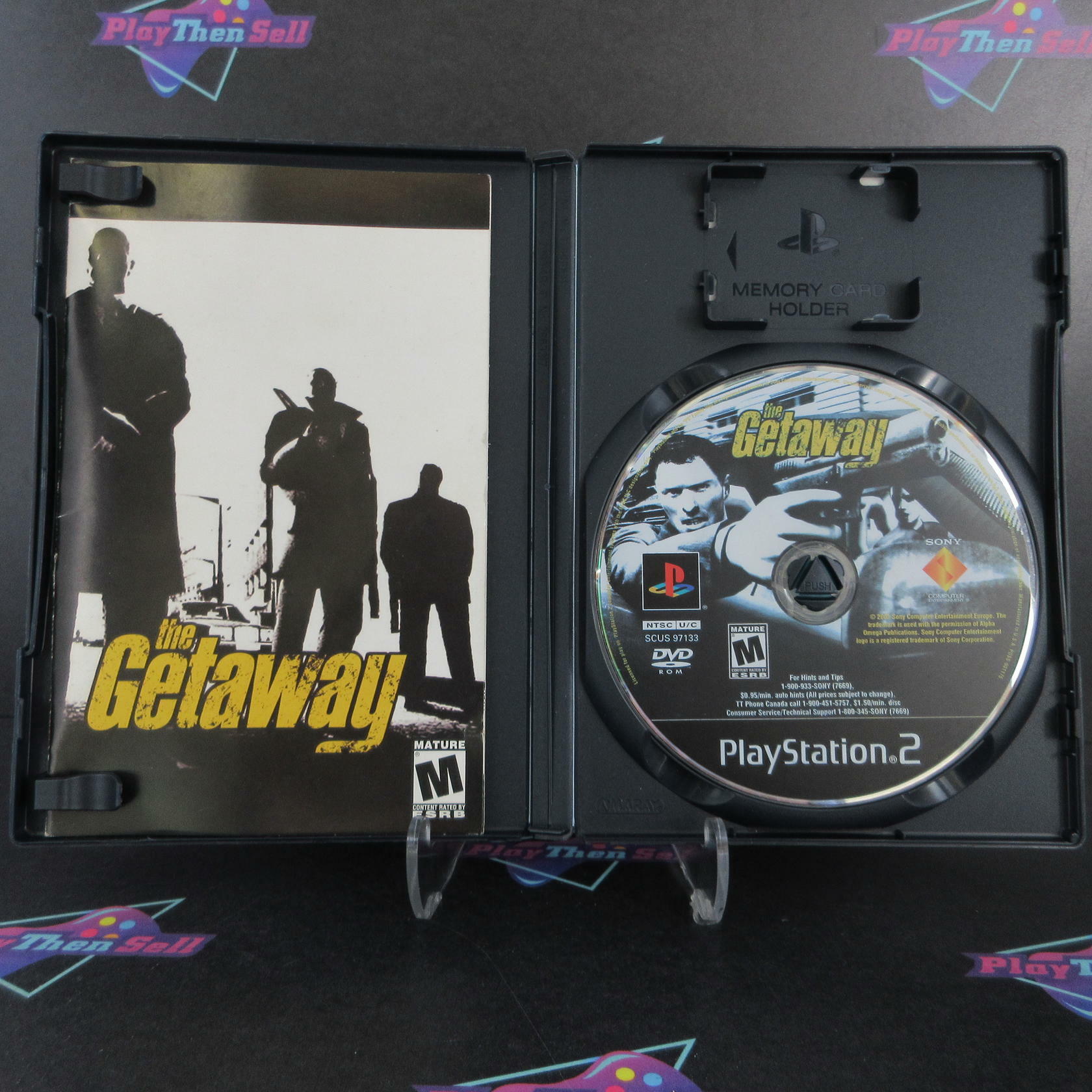 The Getaway PS2 PlayStation 2 AD/MD + Reg Card Complete CIB - Very Good