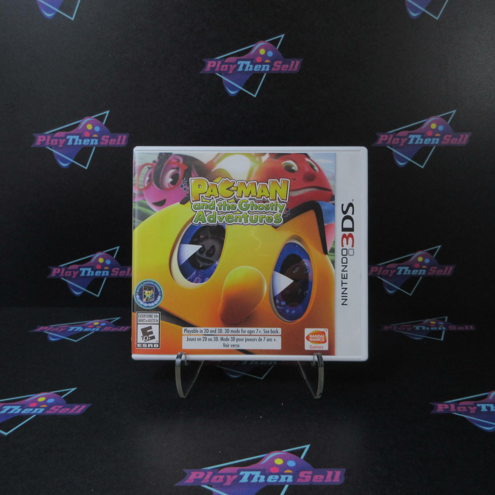 Pac-Man and the Ghostly Adventures Nintendo 3DS + Poster - Like New