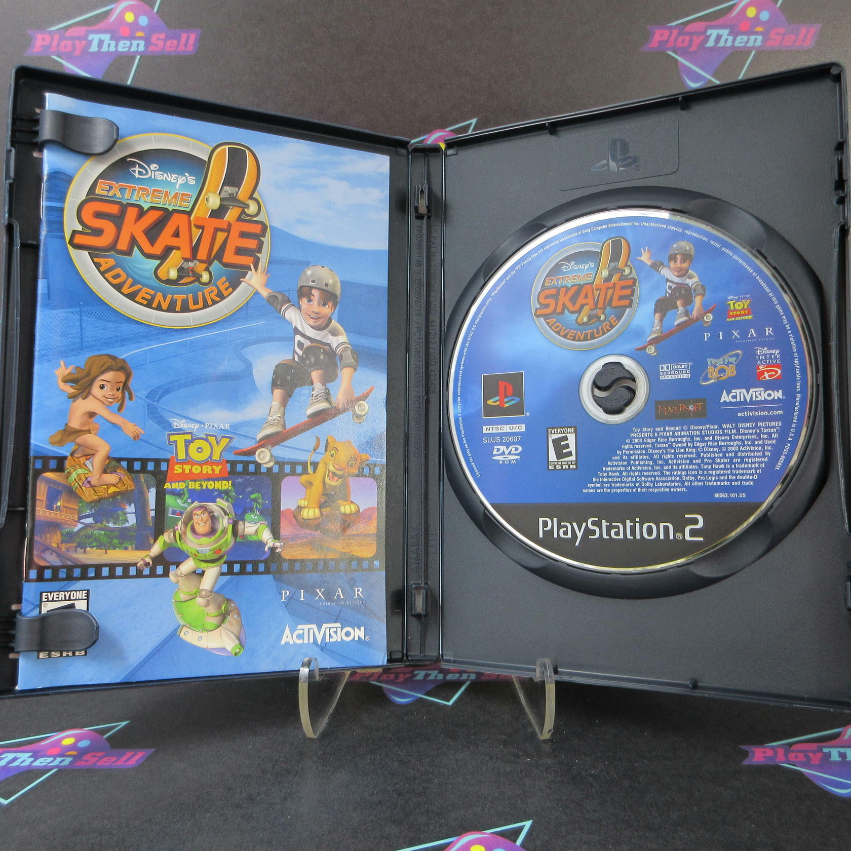 Disney's Extreme Skate Adventure PS2 PlayStation 2 + Reg Card - Like New