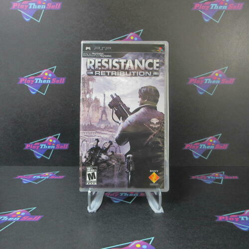Resistance Retribution Sony PSP + Reg Card - Like New