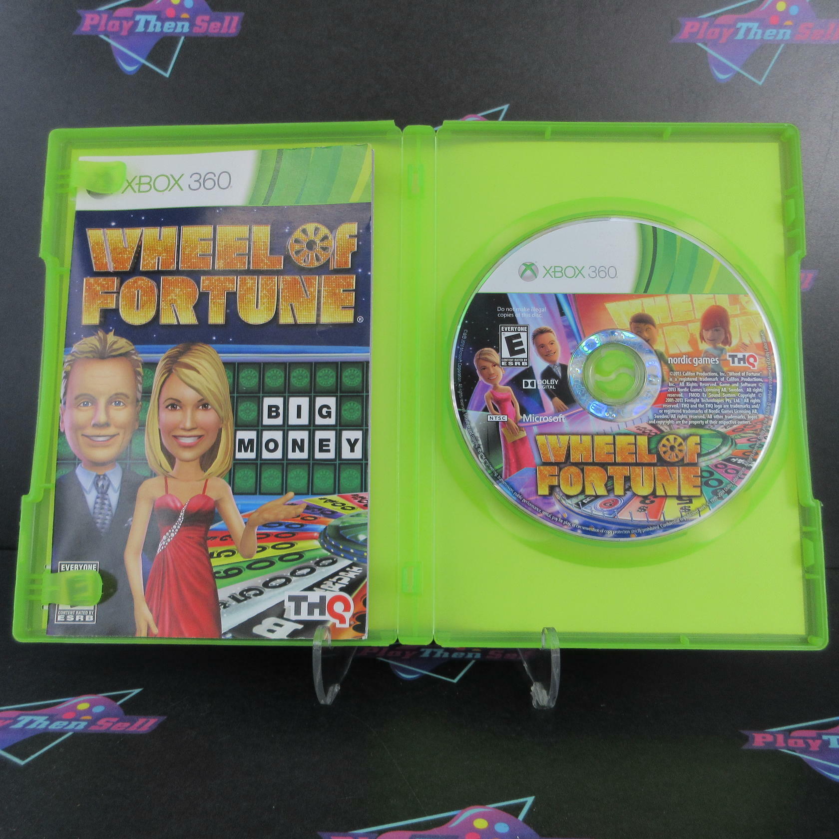 Wheel of Fortune Xbox 360 AD Complete CIB - Very Good