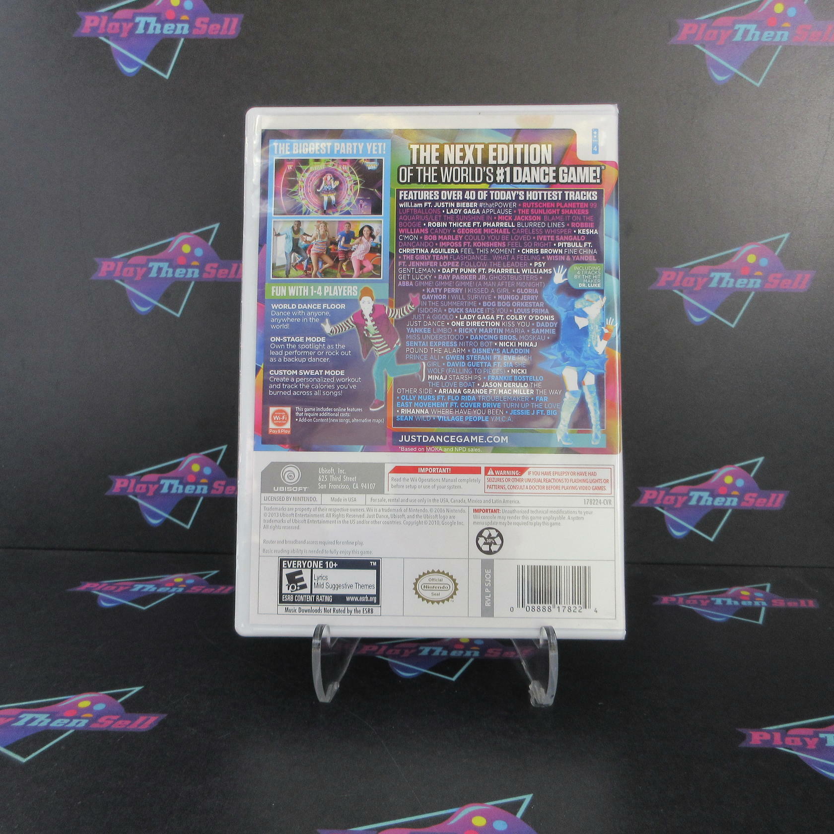Just Dance 2014 Nintendo Wii AD Complete CIB - Very Good
