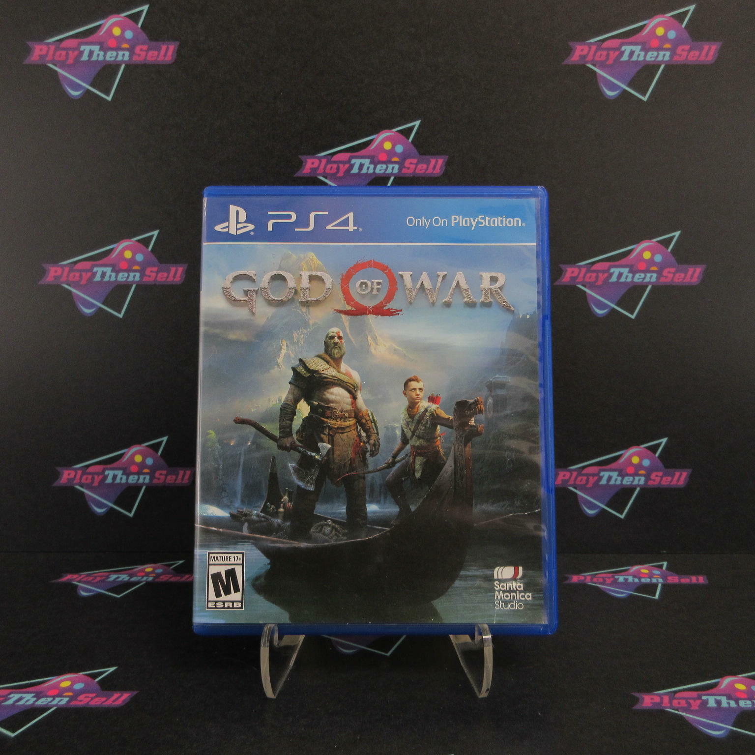 God of War PS4 PlayStation 4 AD Complete CIB - Very Good