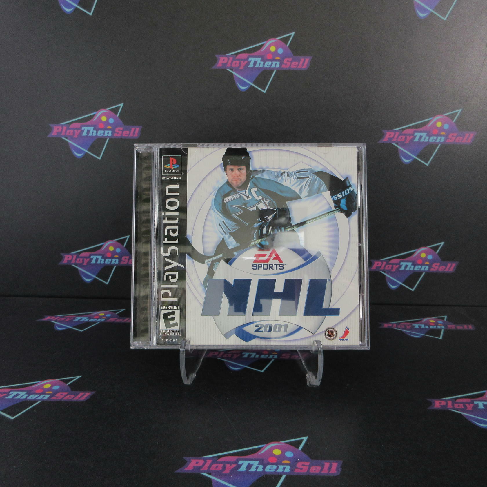 NHL 2001 PS1 PlayStation 1 MD + Reg Card Complete CIB - Very Good