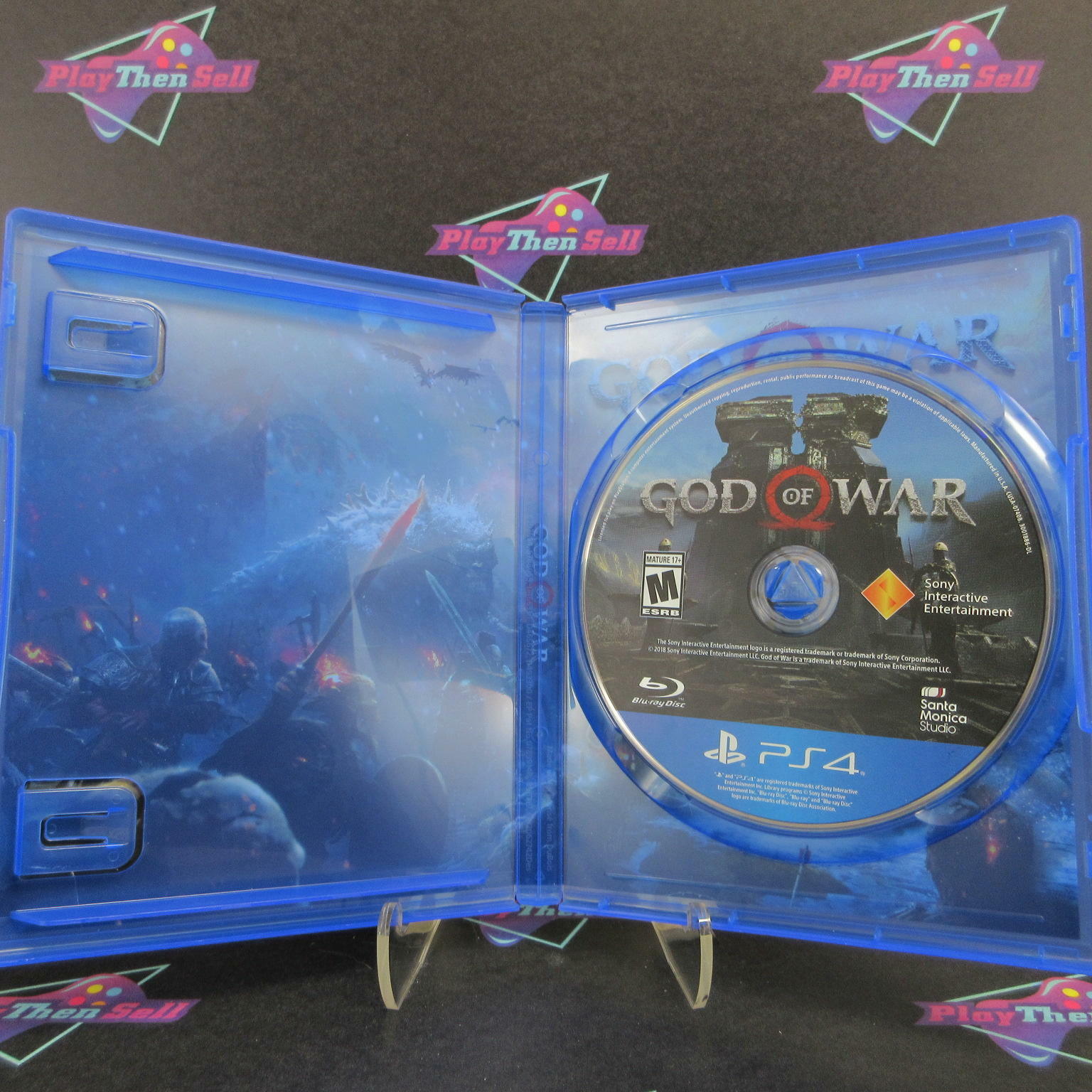 God of War PS4 PlayStation 4 AD Complete CIB - Very Good