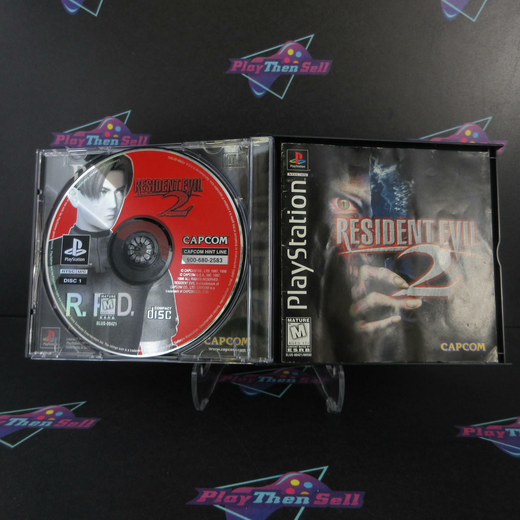 Resident Evil 2 PS1 PlayStation 1 MD Complete CIB - Very Good