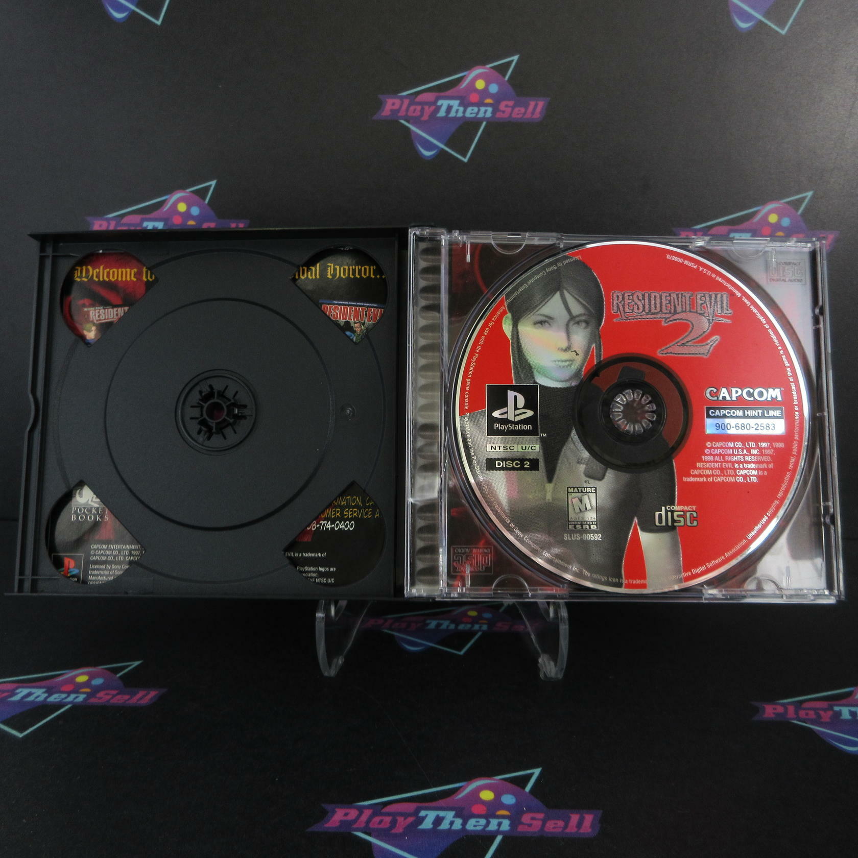 Resident Evil 2 PS1 PlayStation 1 MD Complete CIB - Very Good
