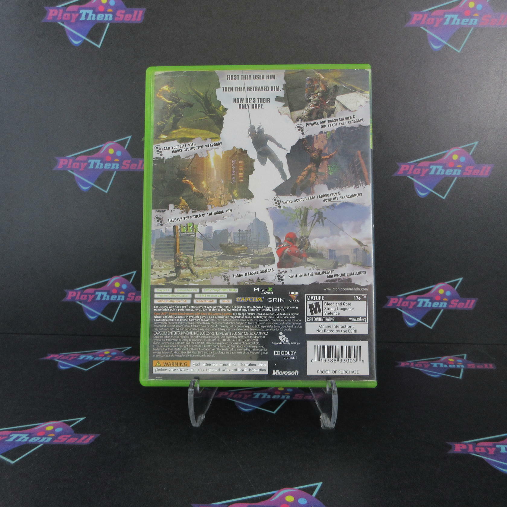 Bionic Commando Xbox 360 AD/NM - Very Good