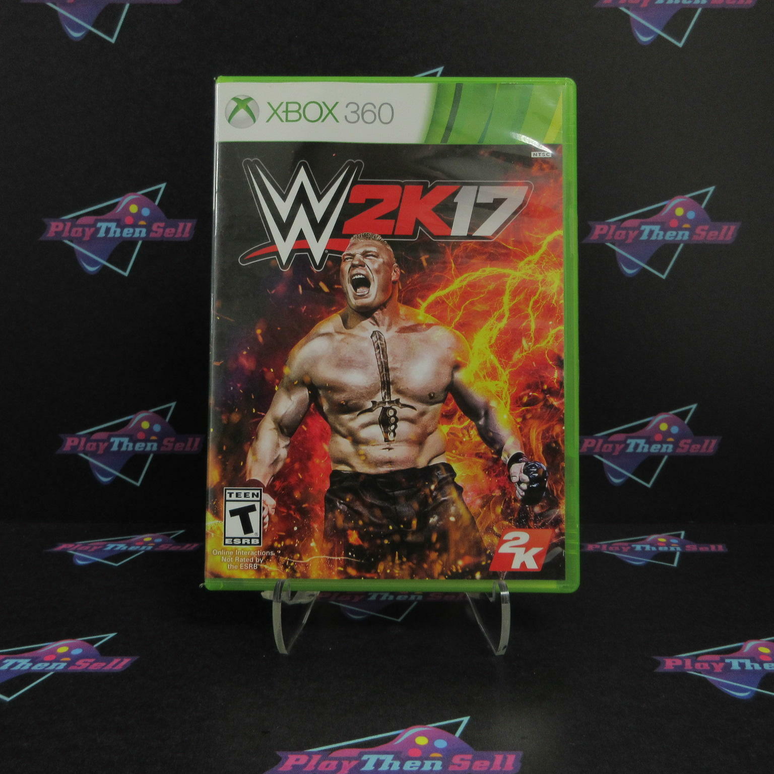 WWE 2K17 Xbox 360 AD Complete CIB - Very Good