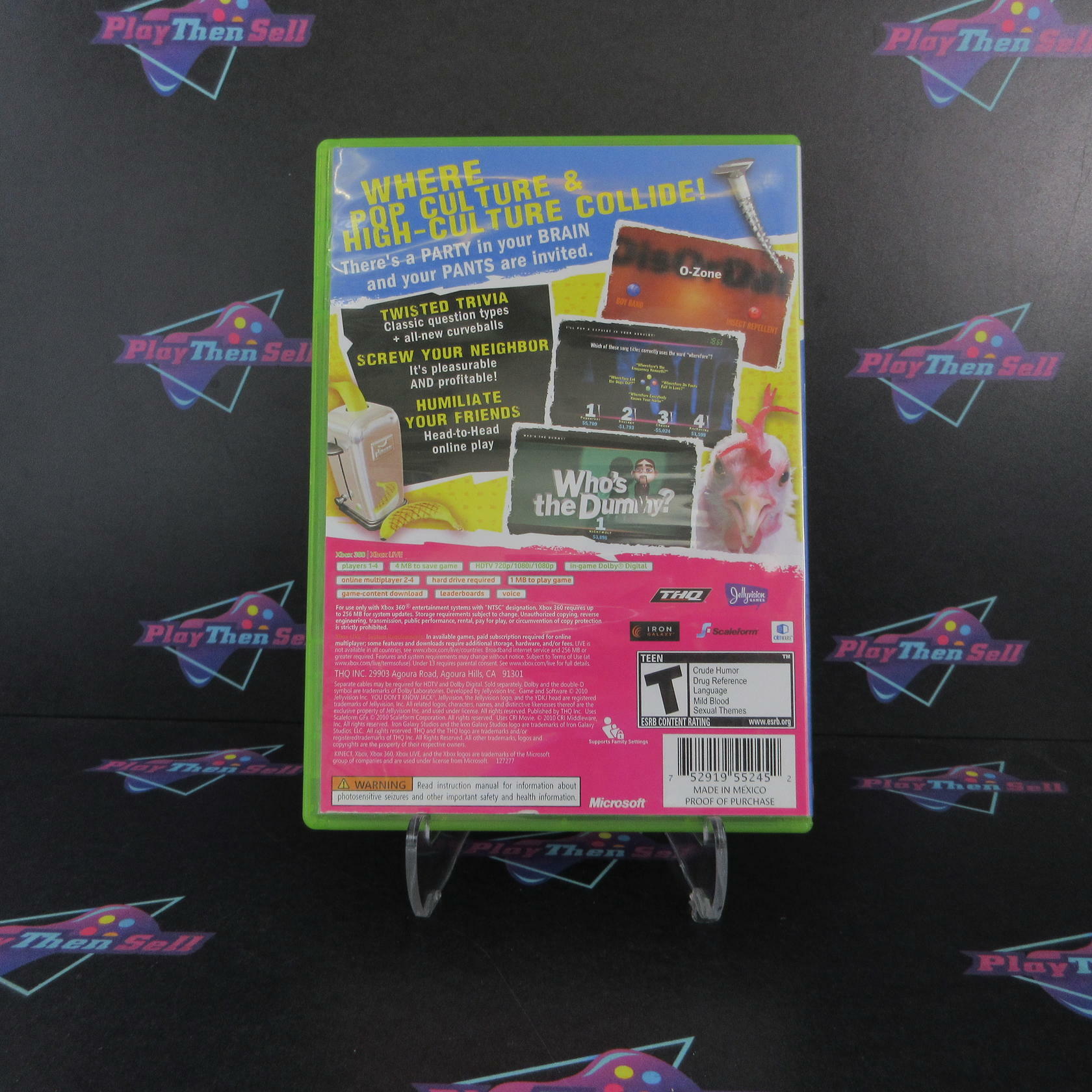 You Don't Know Jack Xbox 360 AD/MD Complete CIB - Very Good